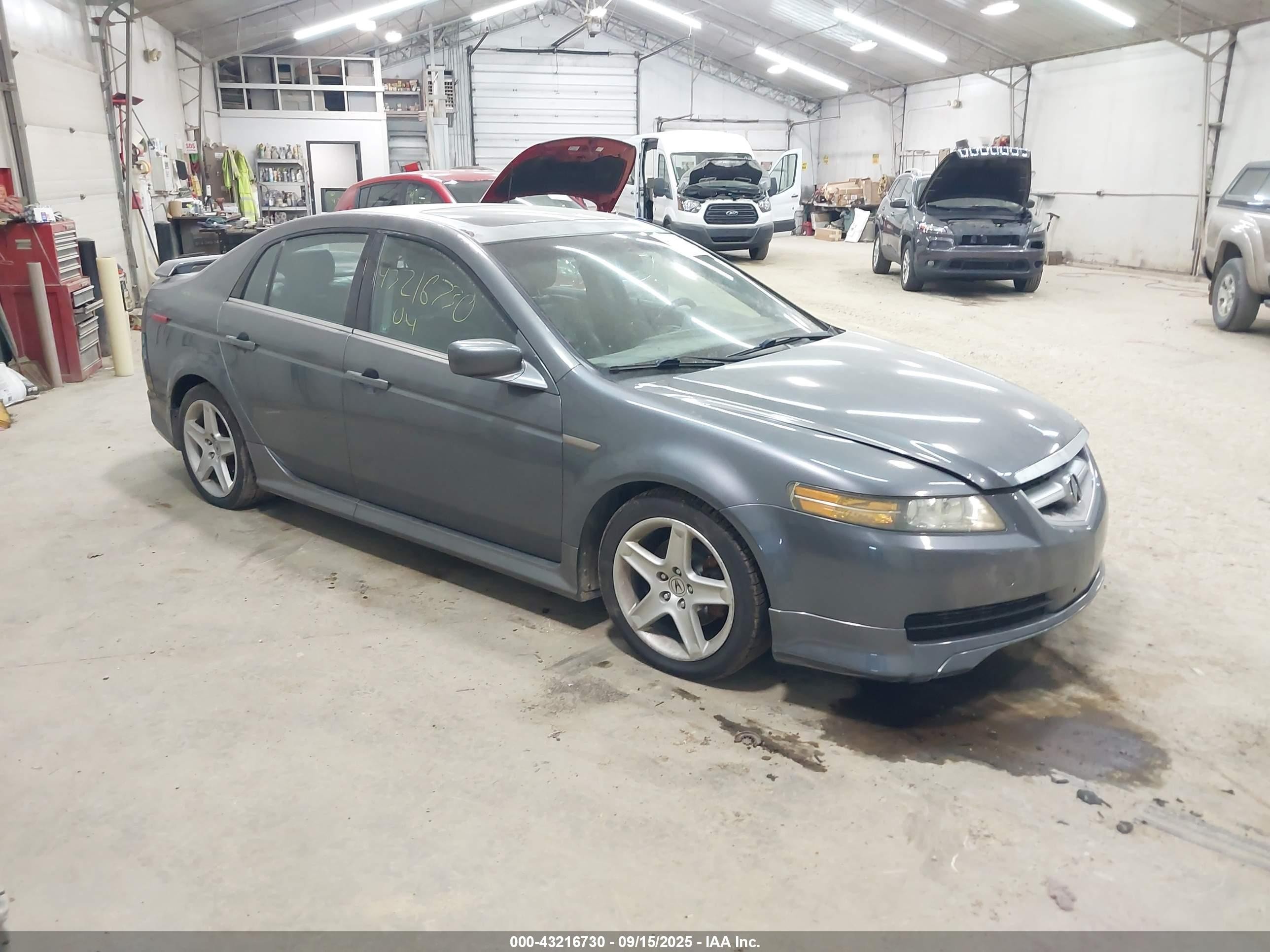 2004 Acura Tl   Gray vin: 19UUA66264A048792