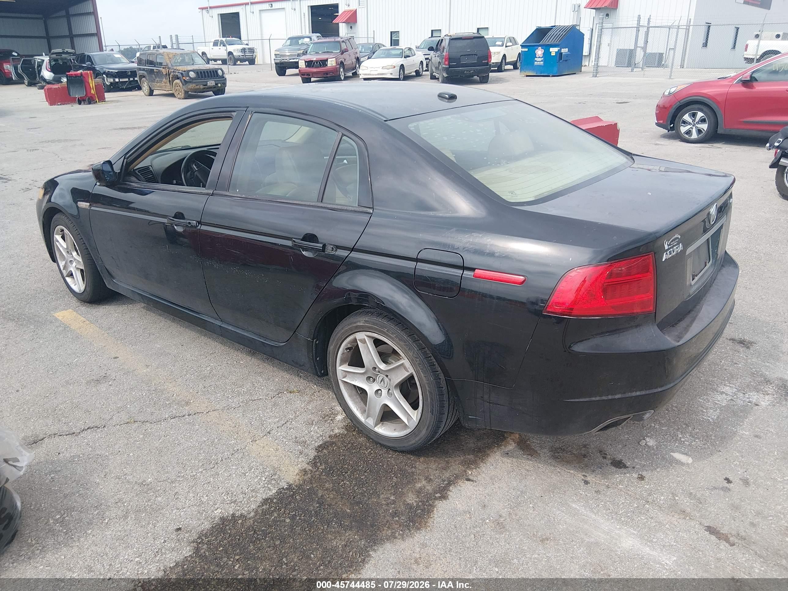 2004 Acura Tl   Black vin: 19UUA66264A054785
