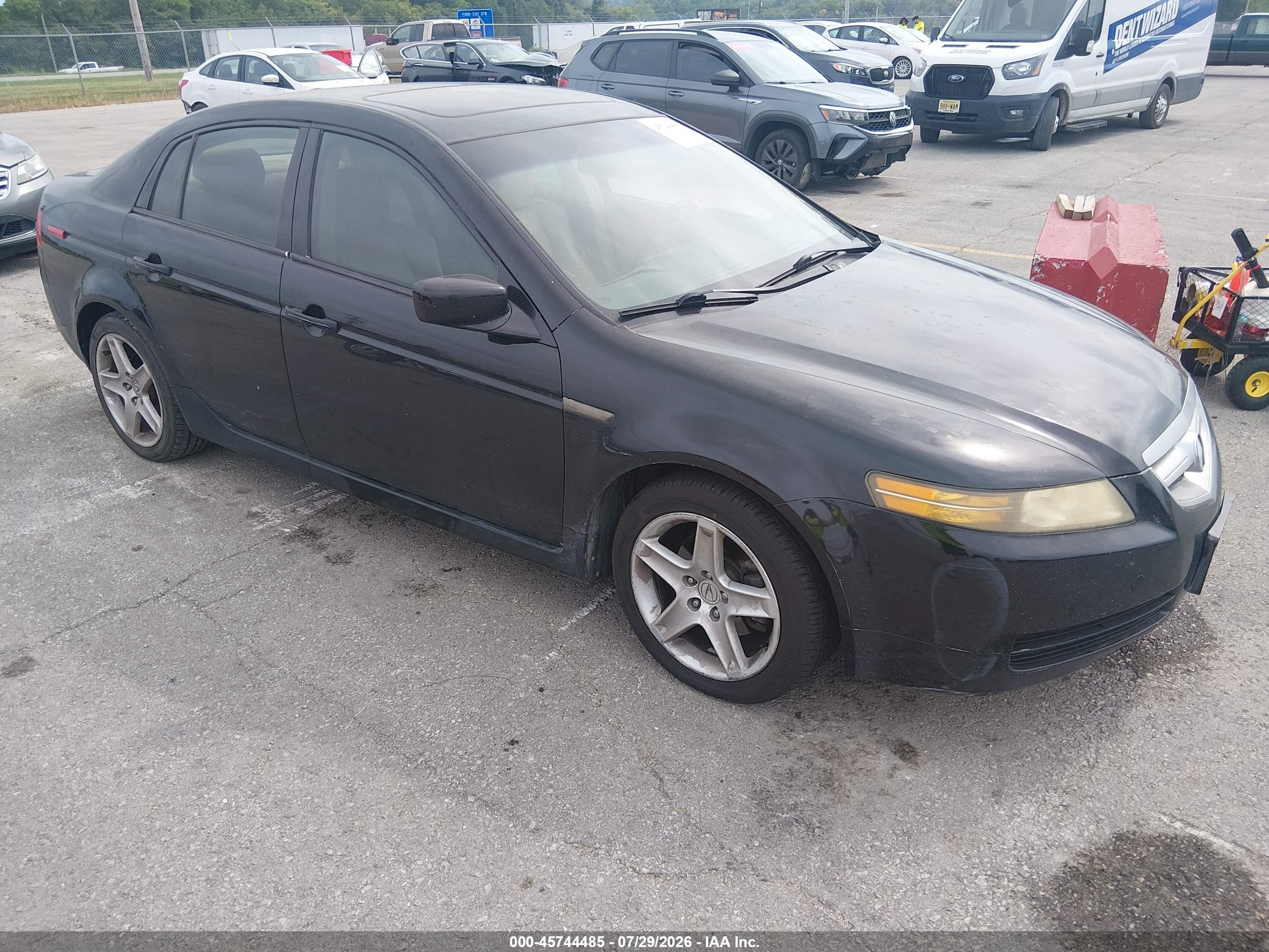 2004 Acura Tl   Black vin: 19UUA66264A054785