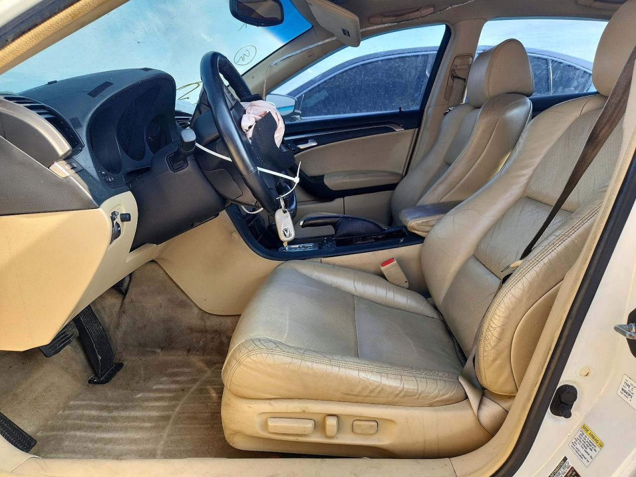 2004 Acura Tl Белый vin: 19UUA66264A055192