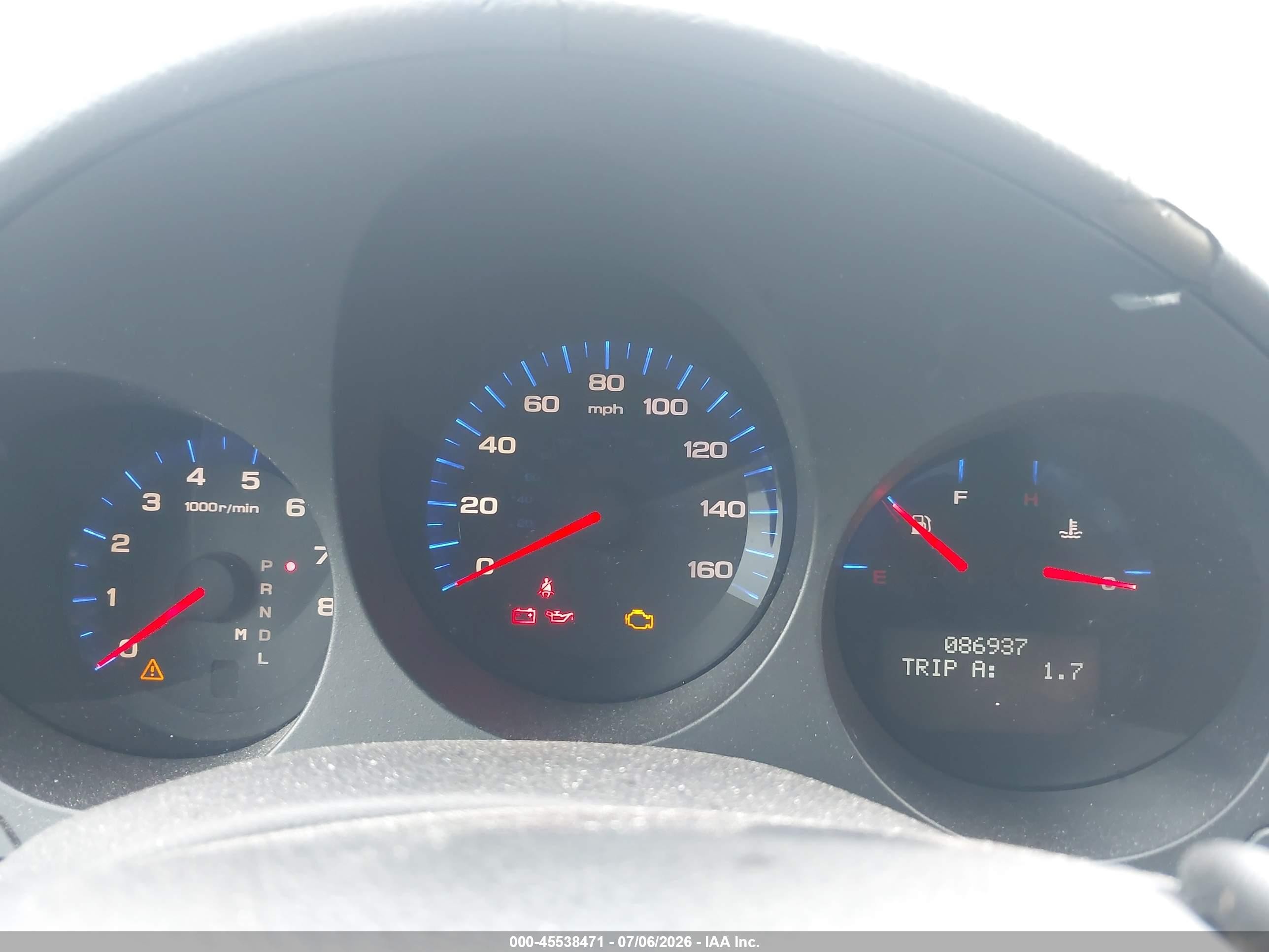 2005 Acura Tl   Red vin: 19UUA66265A002736