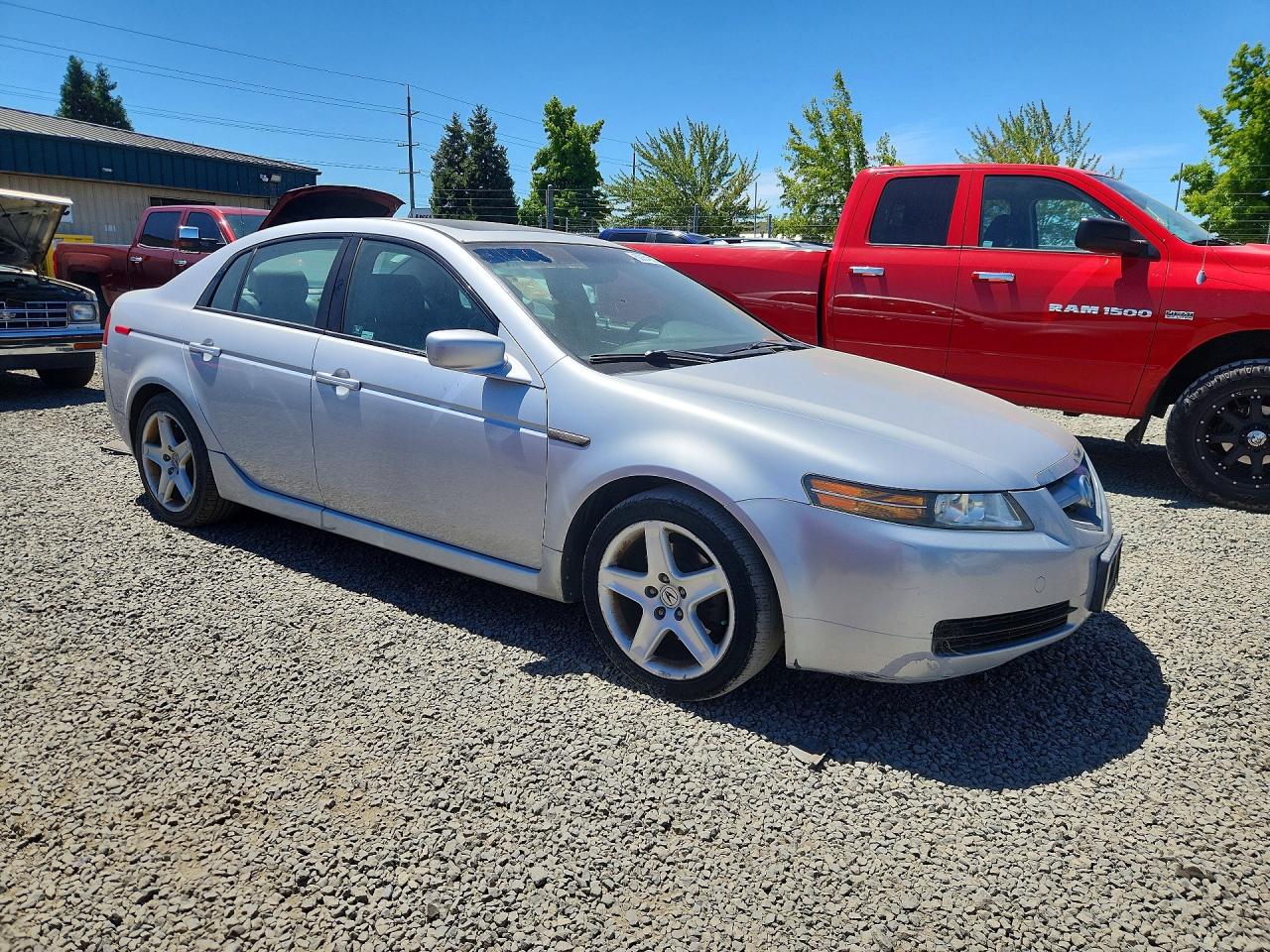 2005 Acura Tl Silver vin: 19UUA66265A010271