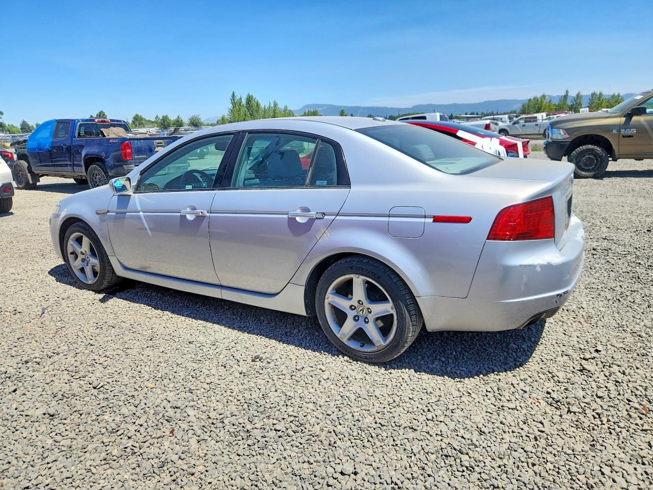 2005 Acura Tl Silver vin: 19UUA66265A010271
