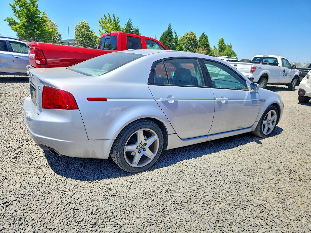 2005 Acura Tl Silver vin: 19UUA66265A010271