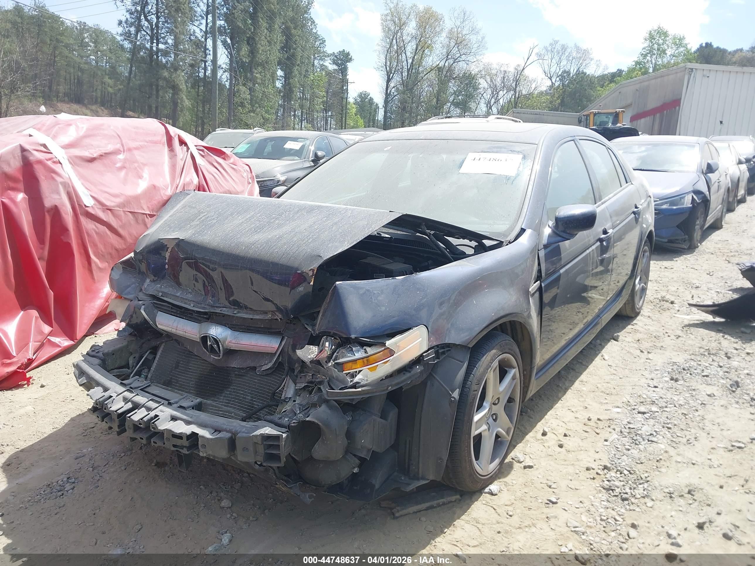 2005 Acura Tl   Dark Blue vin: 19UUA66265A046879