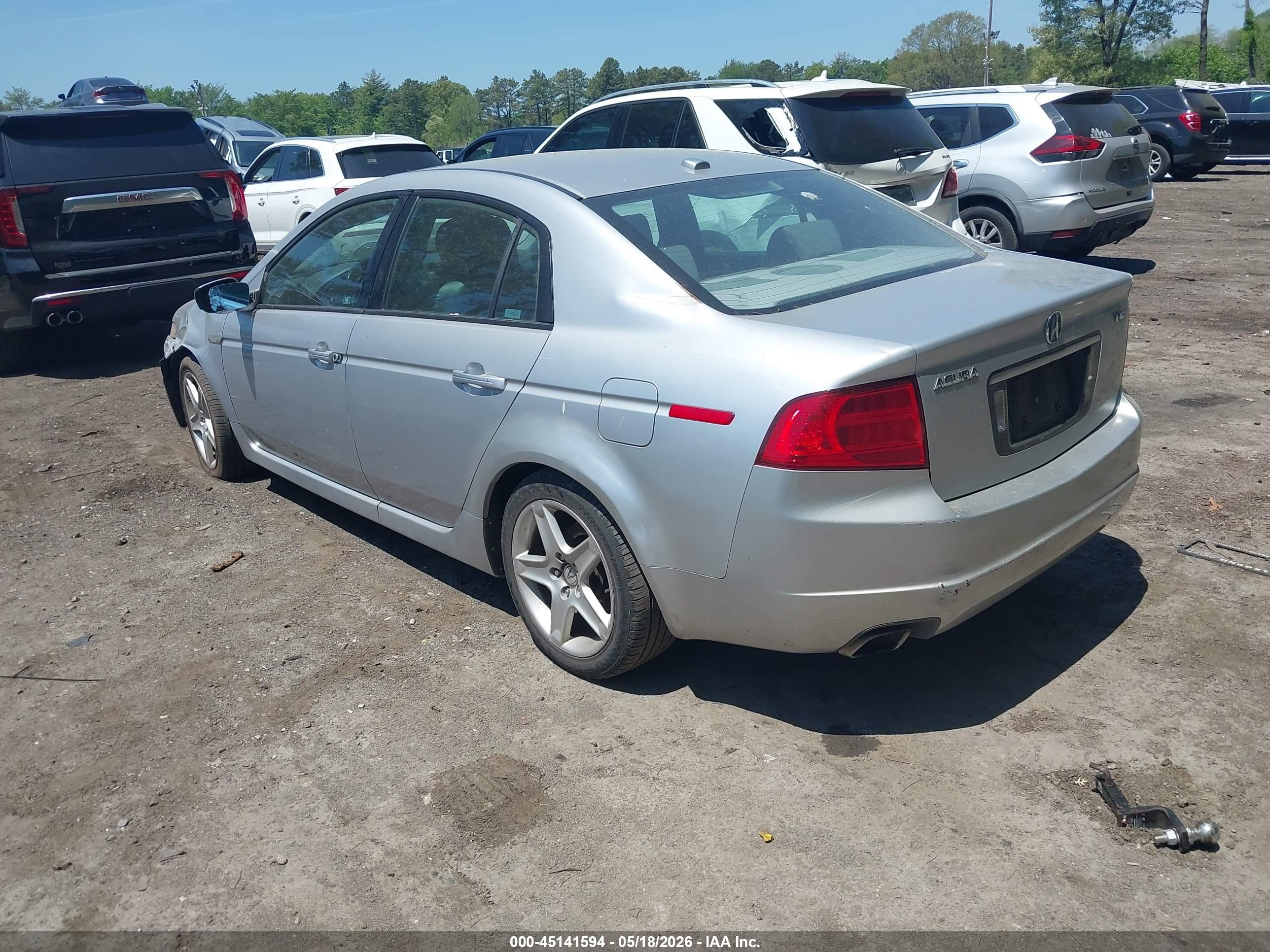 2005 Acura Tl   Silver vin: 19UUA66265A052908