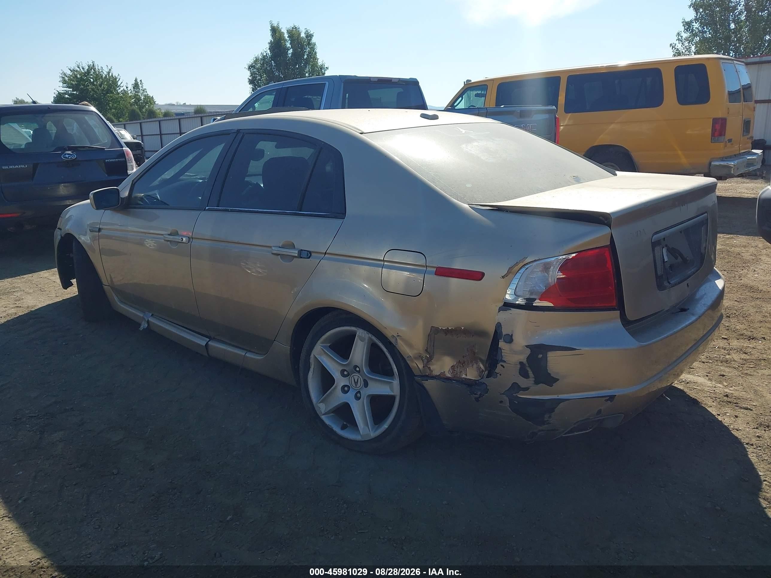 2005 Acura Tl   Champagne vin: 19UUA66265A067263