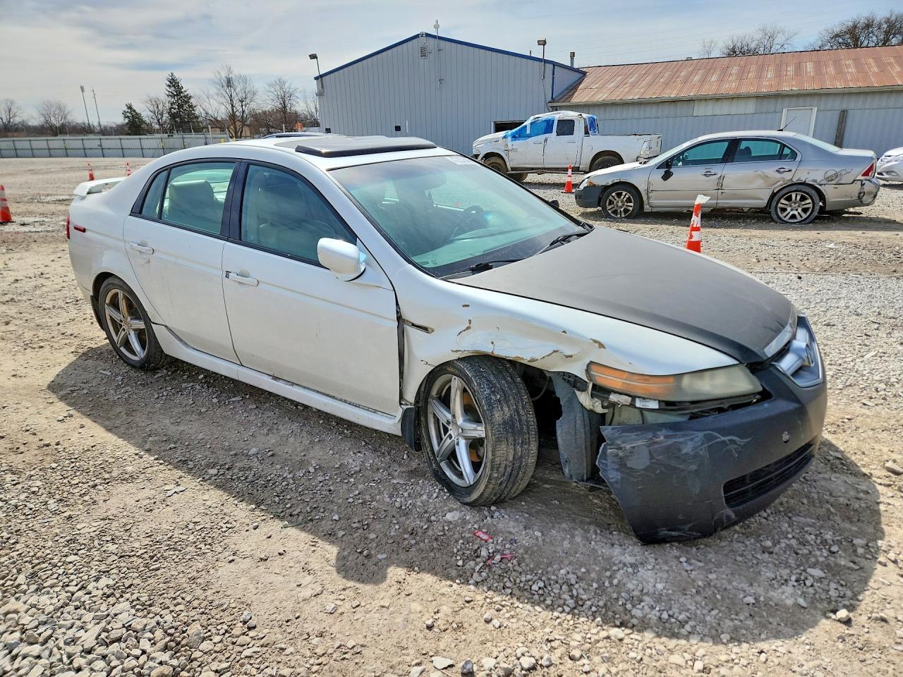 2006 Acura 3.2tl White vin: 19UUA66266A006724