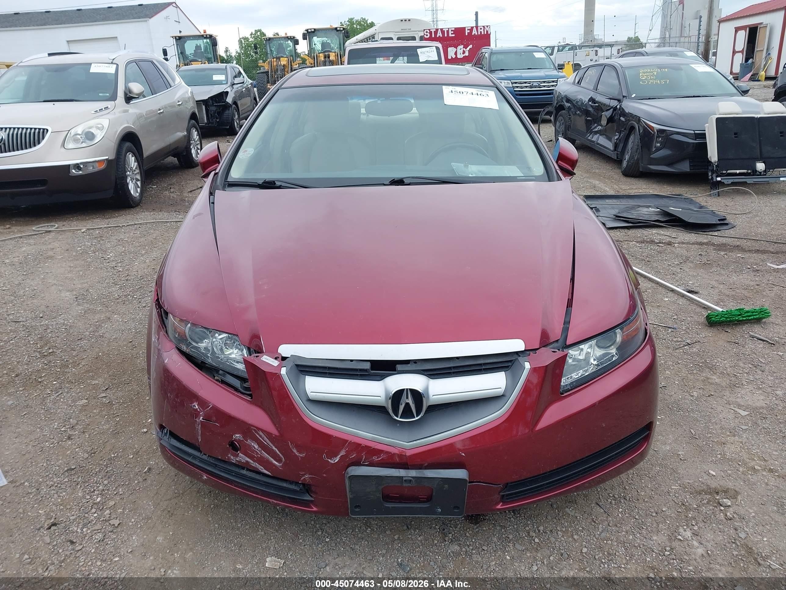 2006 Acura Tl   Red vin: 19UUA66266A008148