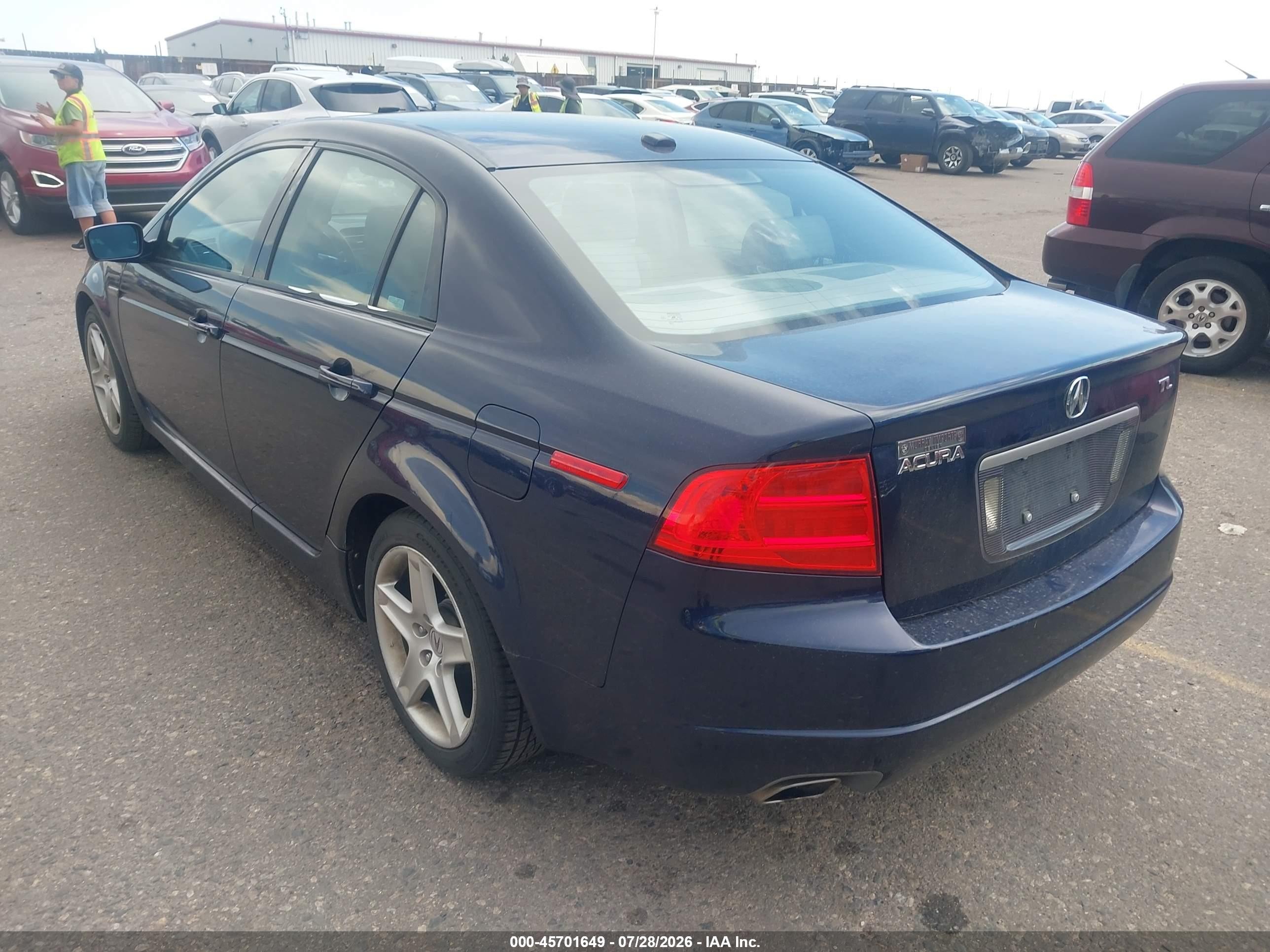 2006 Acura Tl   Blue vin: 19UUA66266A014256