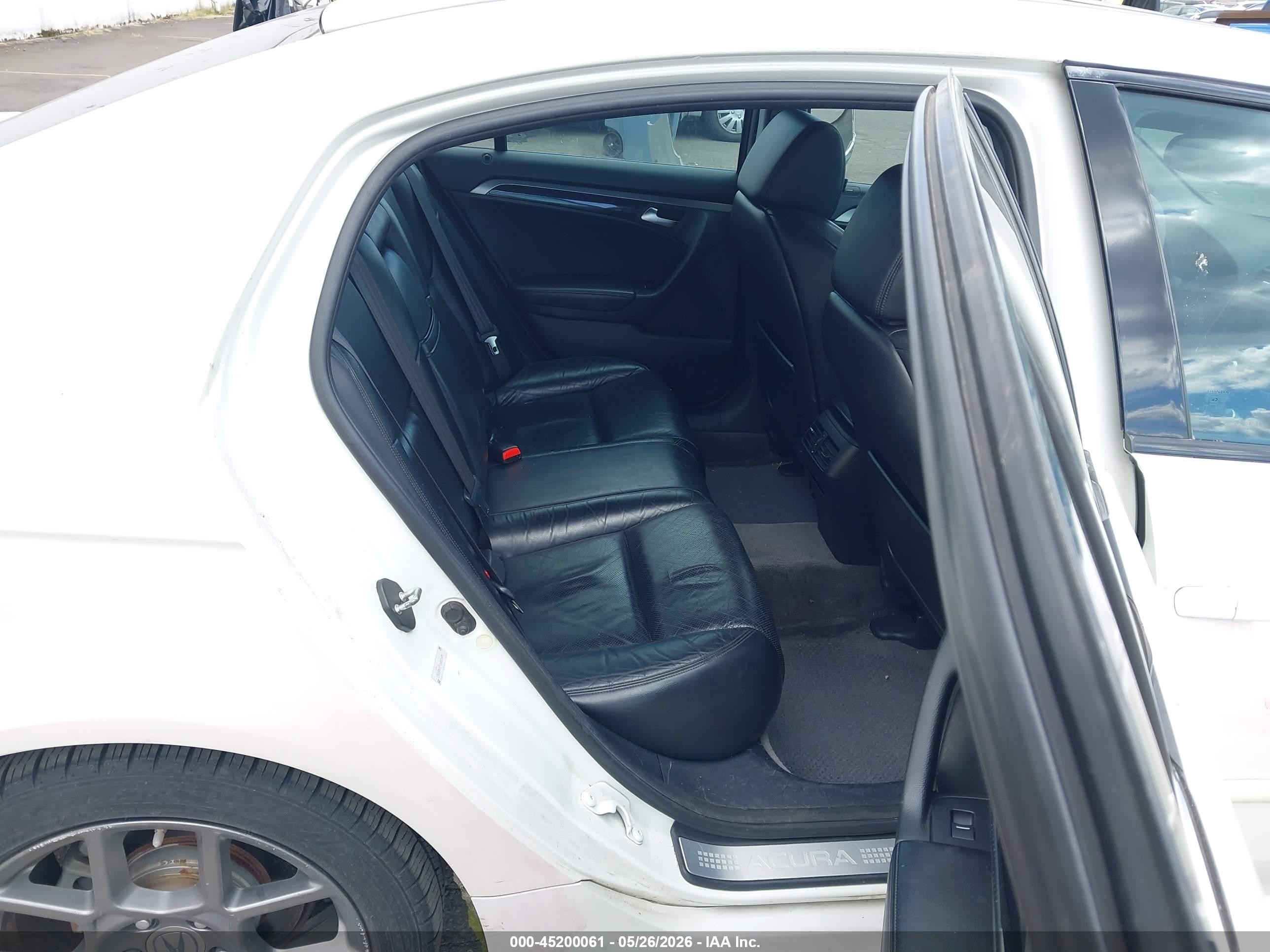 2006 Acura Tl   White vin: 19UUA66266A016041