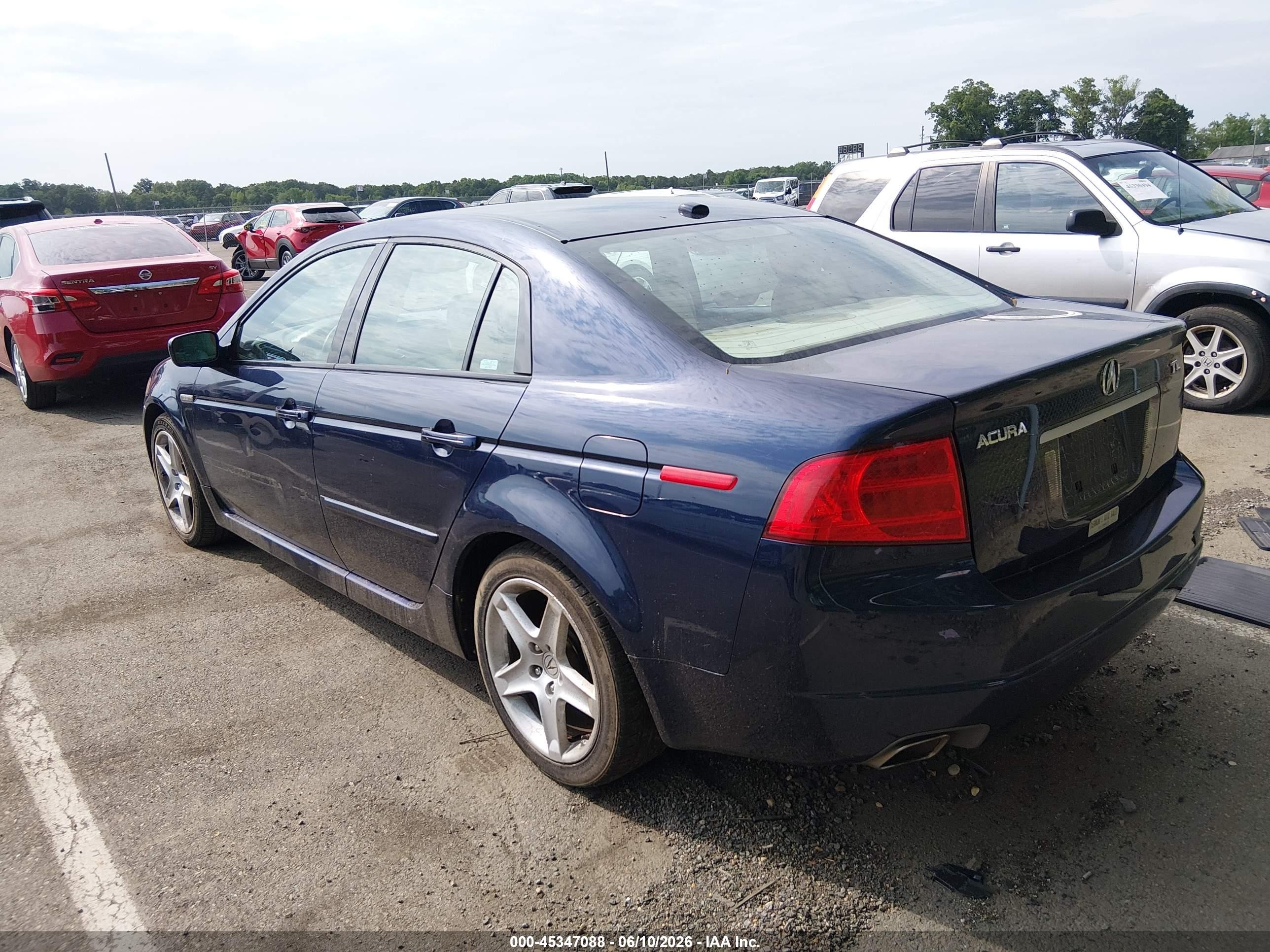 2006 Acura Tl Blue vin: 19UUA66266A027976
