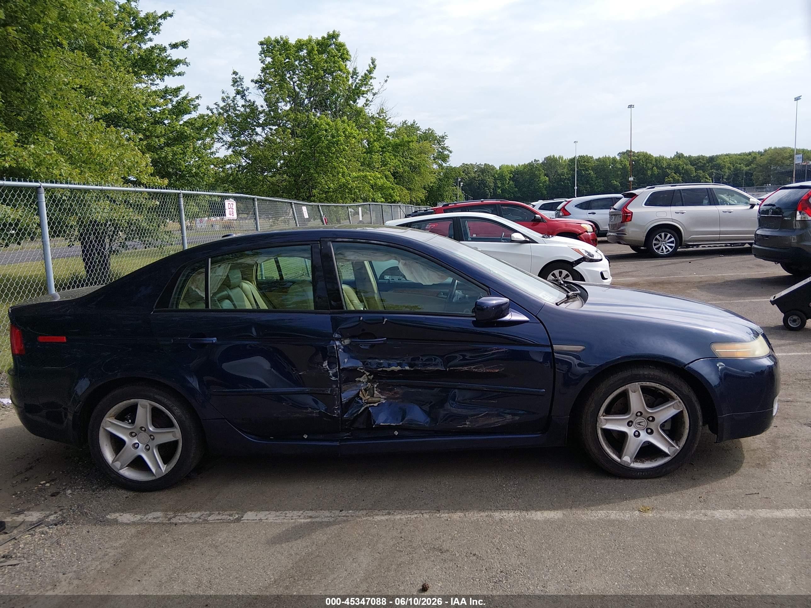 2006 Acura Tl Blue vin: 19UUA66266A027976