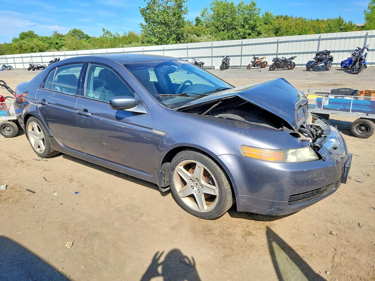 2006 Acura 3.2tl Gray vin: 19UUA66266A050089