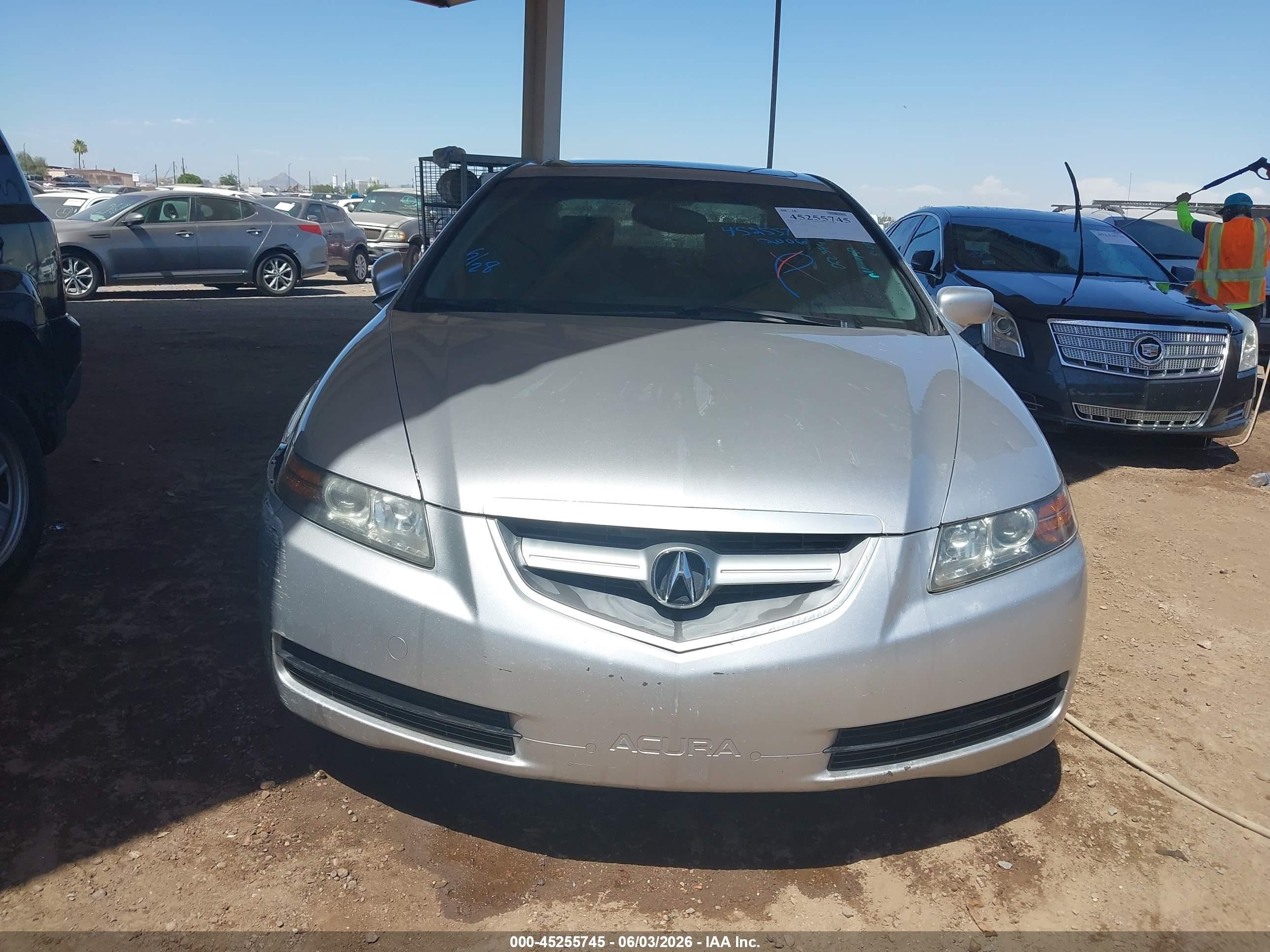 2006 Acura Tl   Gray vin: 19UUA66266A052344