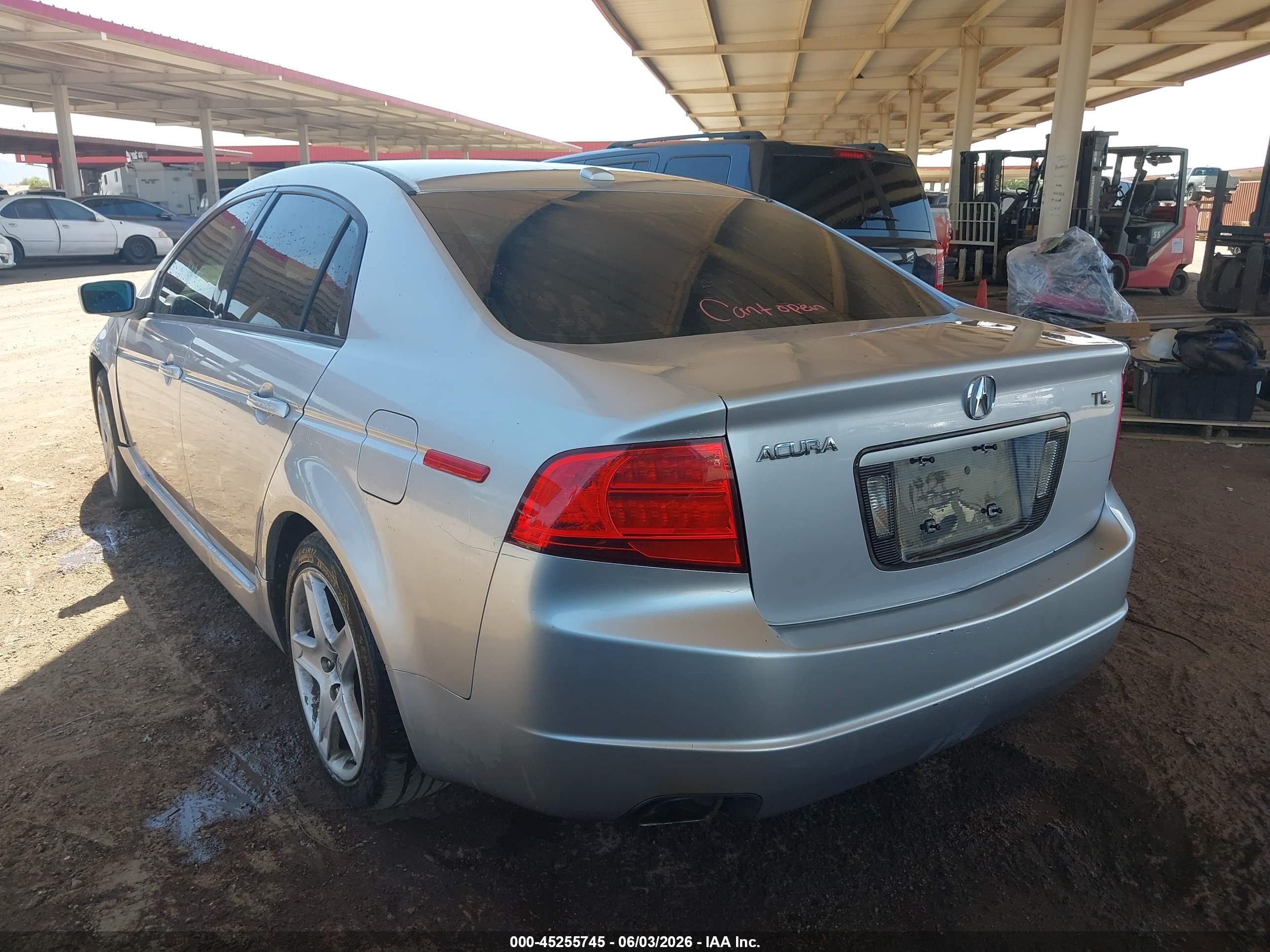 2006 Acura Tl   Gray vin: 19UUA66266A052344