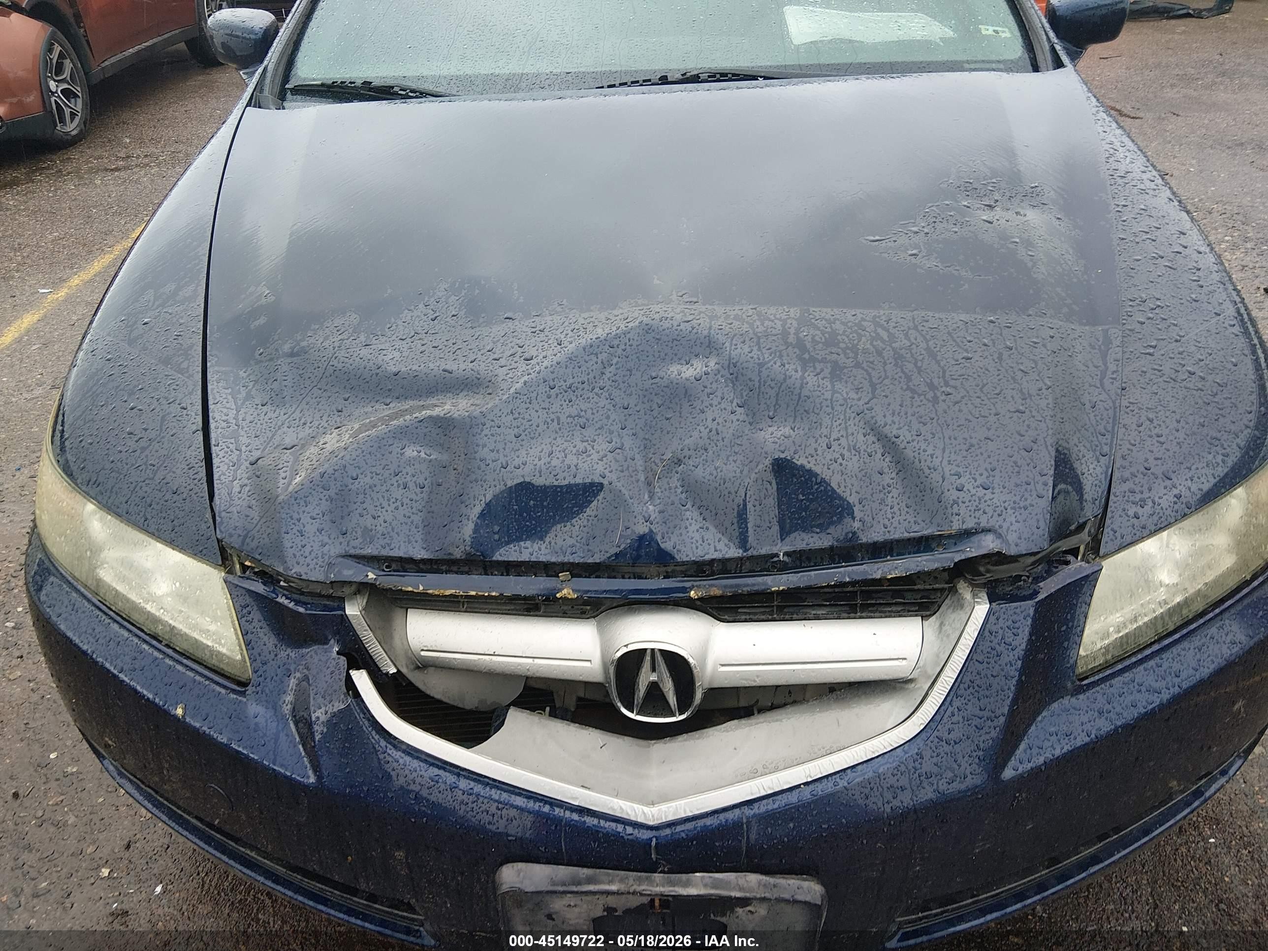 2006 Acura Tl   Dark Blue vin: 19UUA66266A052604