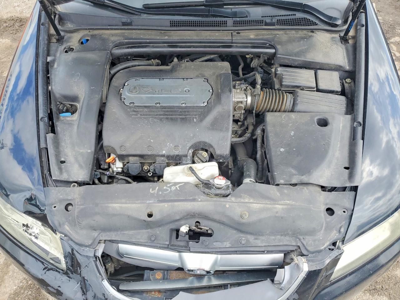 2006 Acura 3.2tl Black vin: 19UUA66266A054630