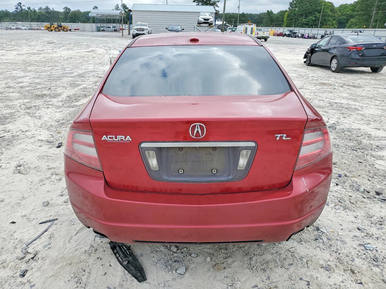 2007 Acura Tl Red vin: 19UUA66267A001069