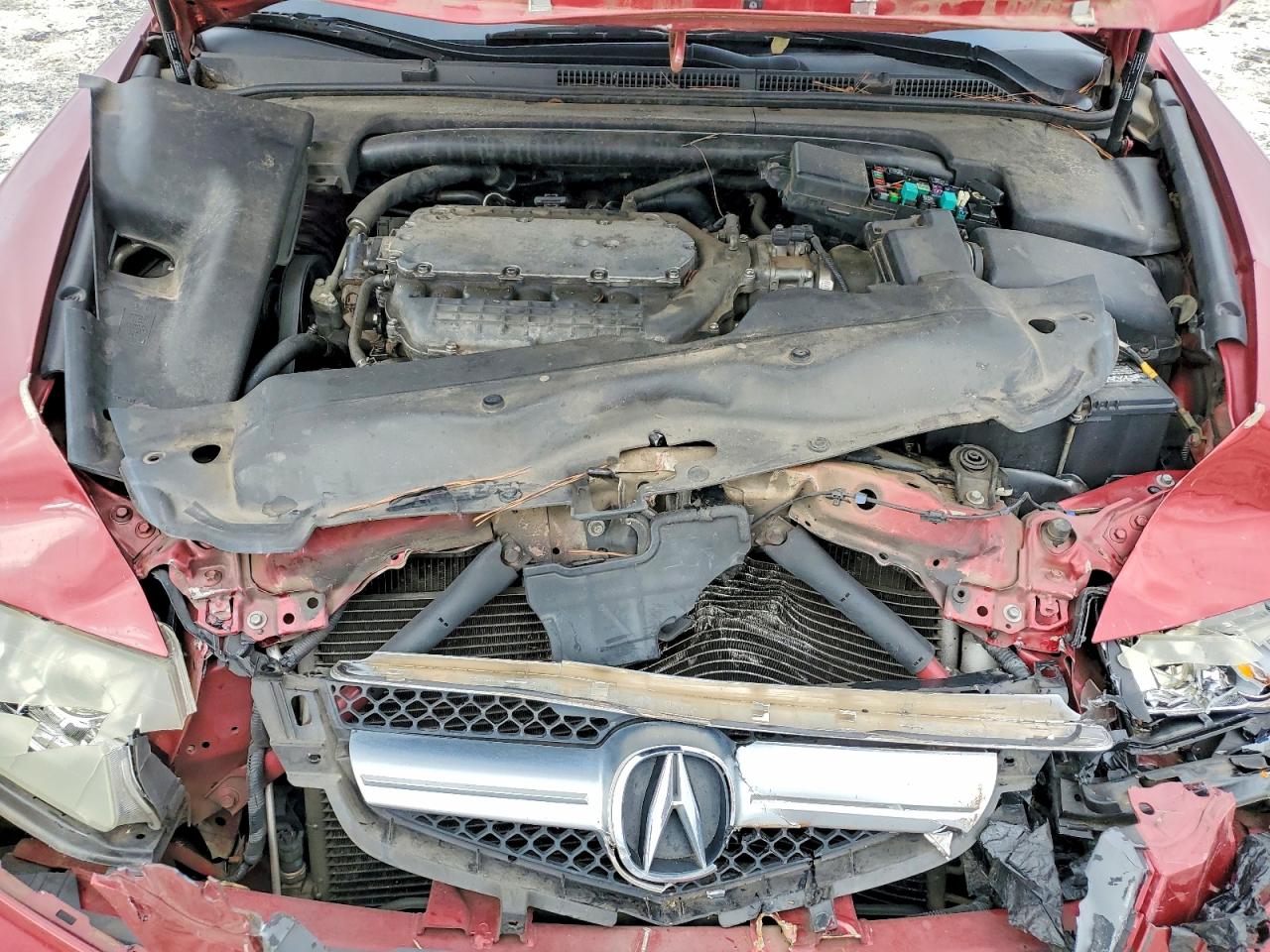 2007 Acura Tl Red vin: 19UUA66267A001069
