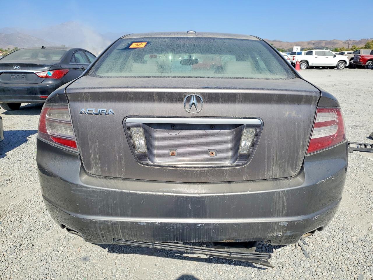 2007 Acura Tl Gray vin: 19UUA66267A010306