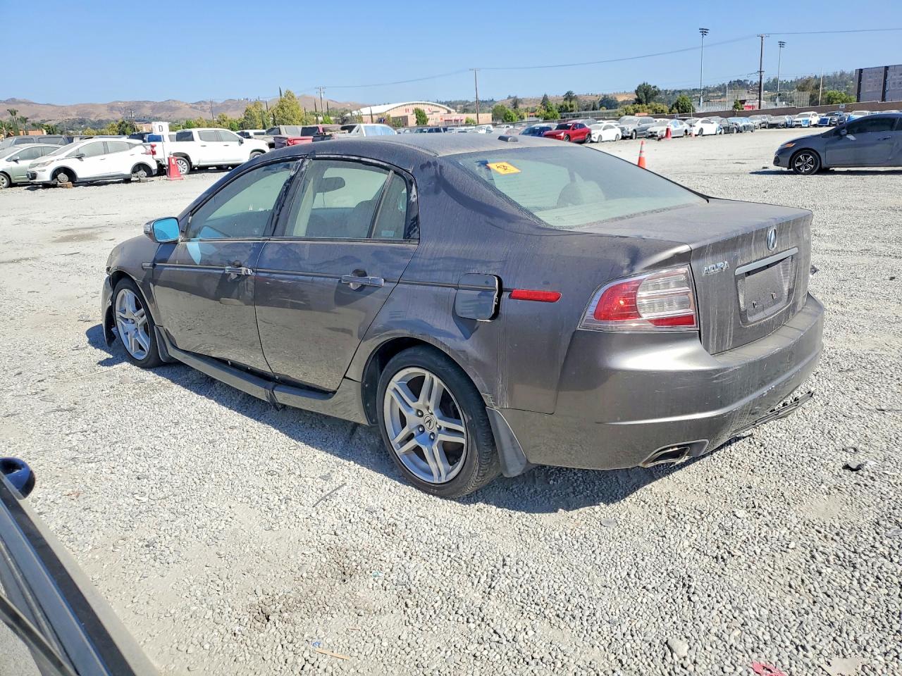 2007 Acura Tl Gray vin: 19UUA66267A010306