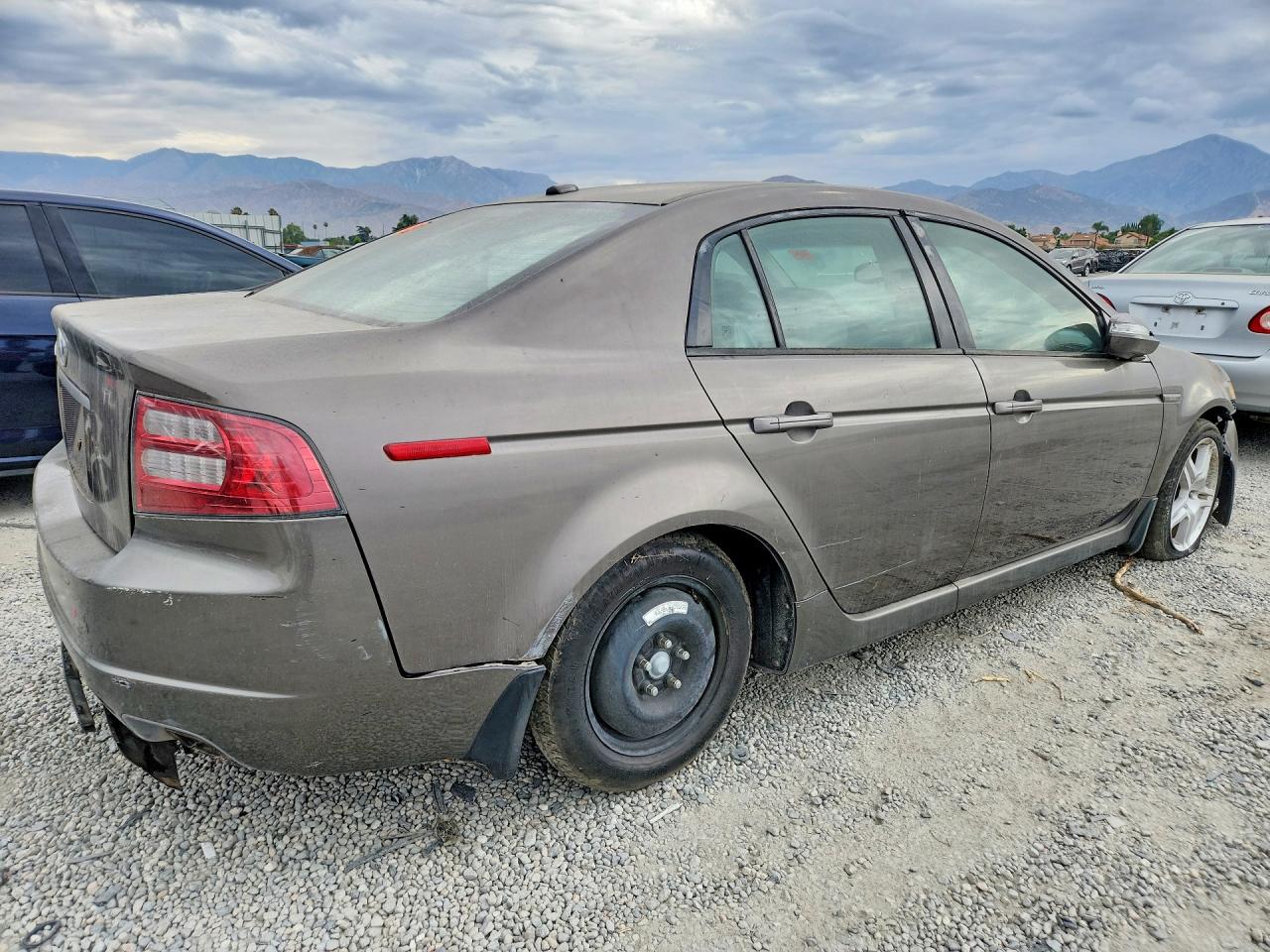 2007 Acura Tl Gray vin: 19UUA66267A010306