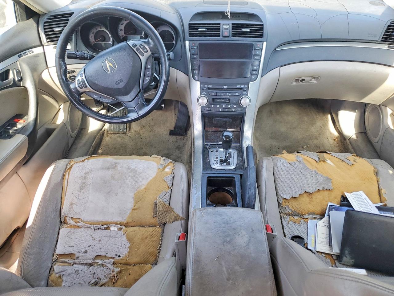 2007 Acura Tl Gray vin: 19UUA66267A010306