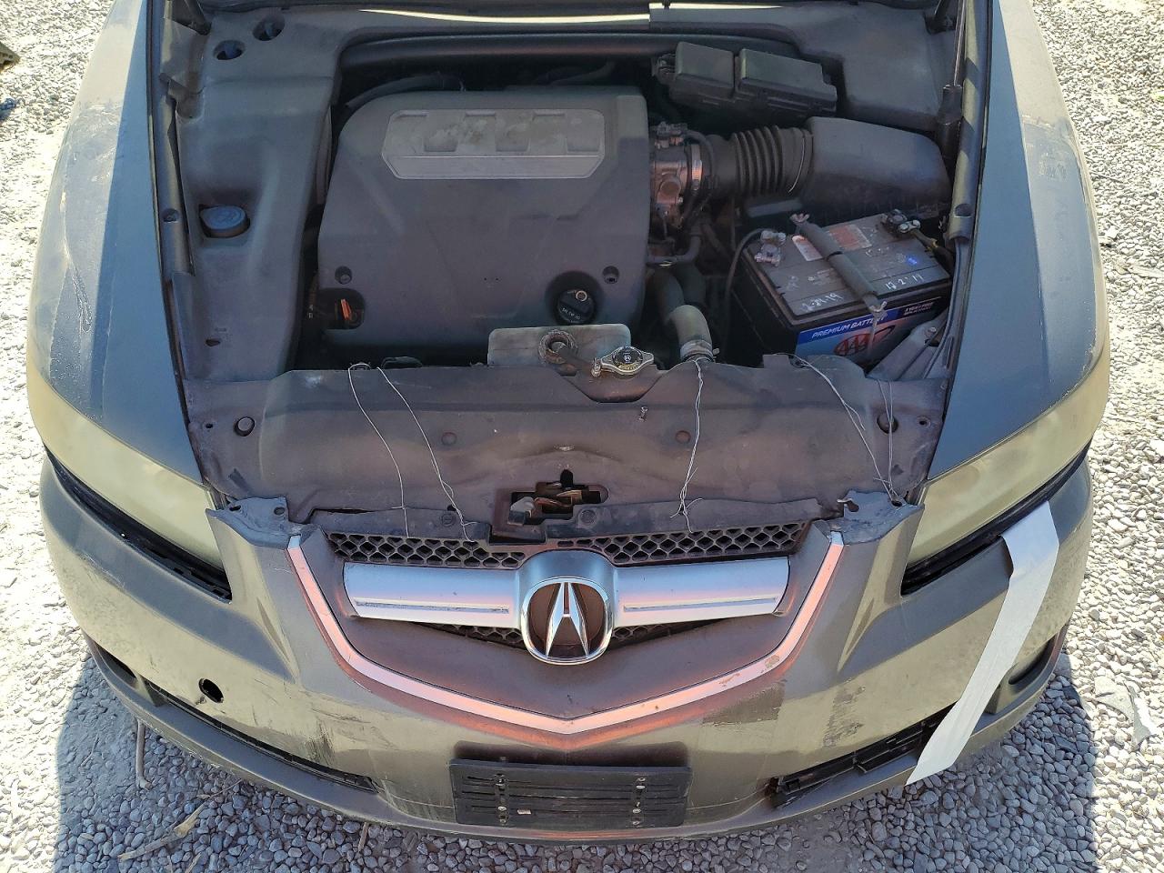 2007 Acura Tl Gray vin: 19UUA66267A010306