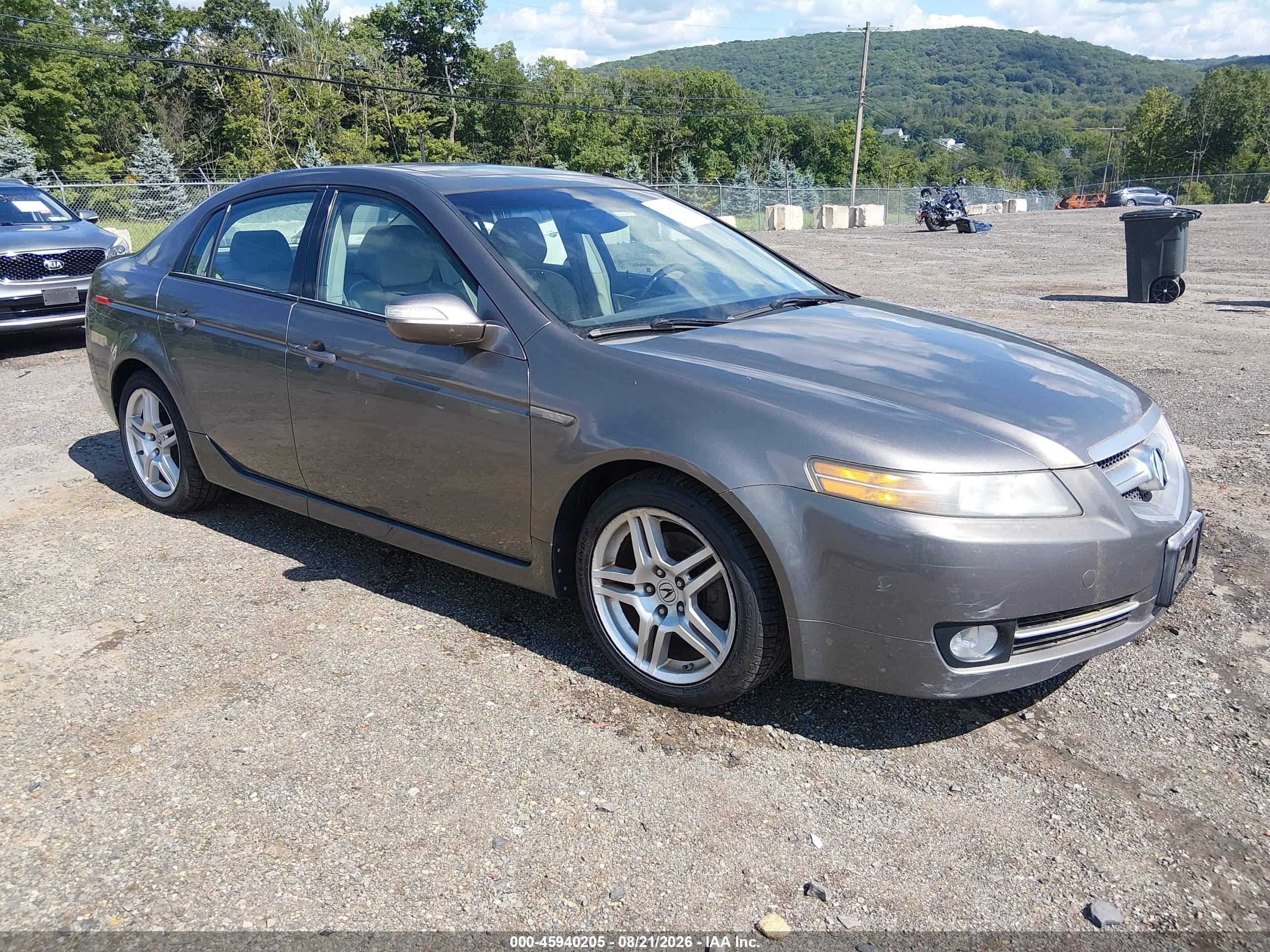 2007 Acura Tl 3.2 Gray vin: 19UUA66267A018910