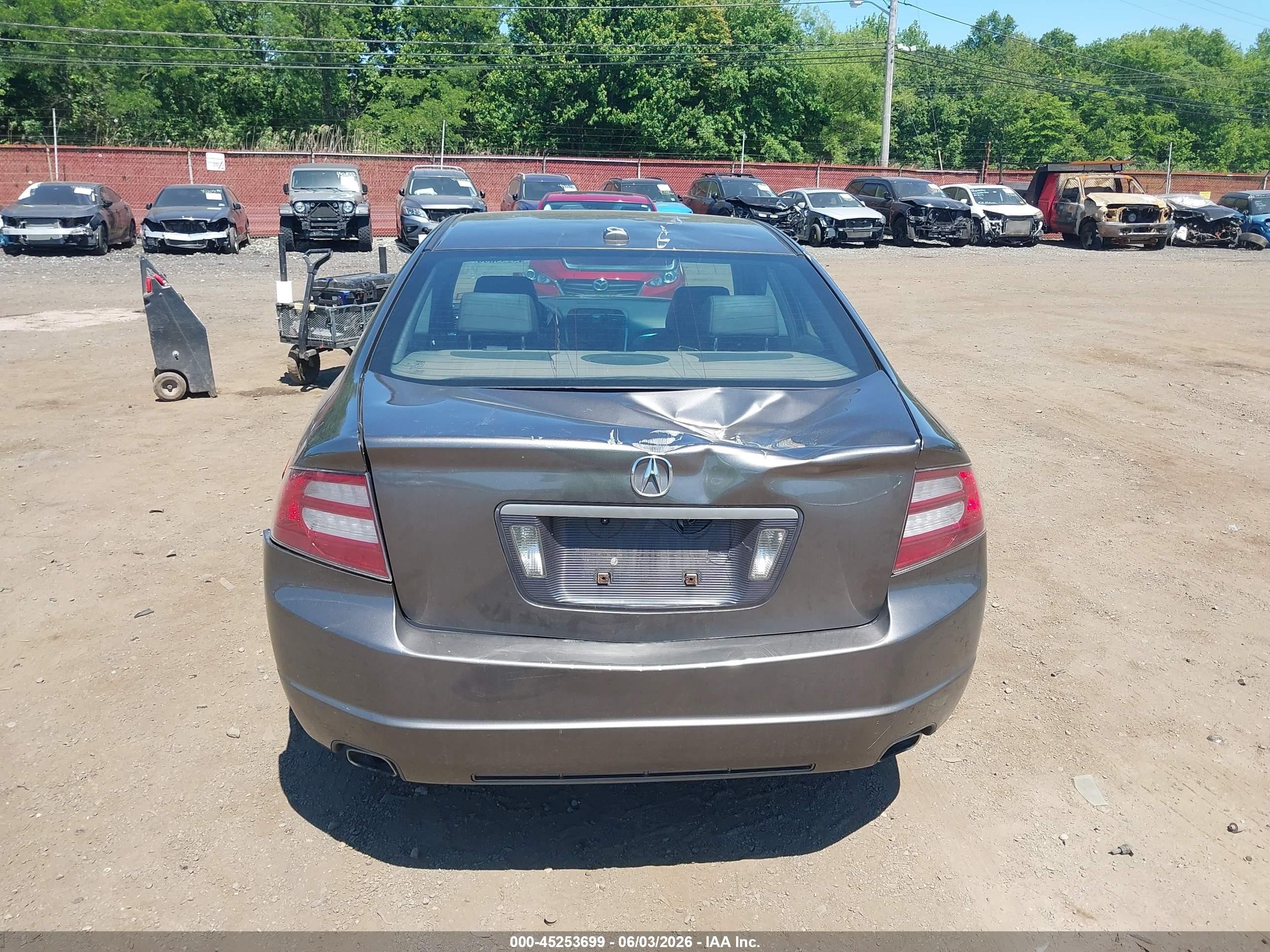 2007 Acura Tl 3.2 Серый vin: 19UUA66267A023136