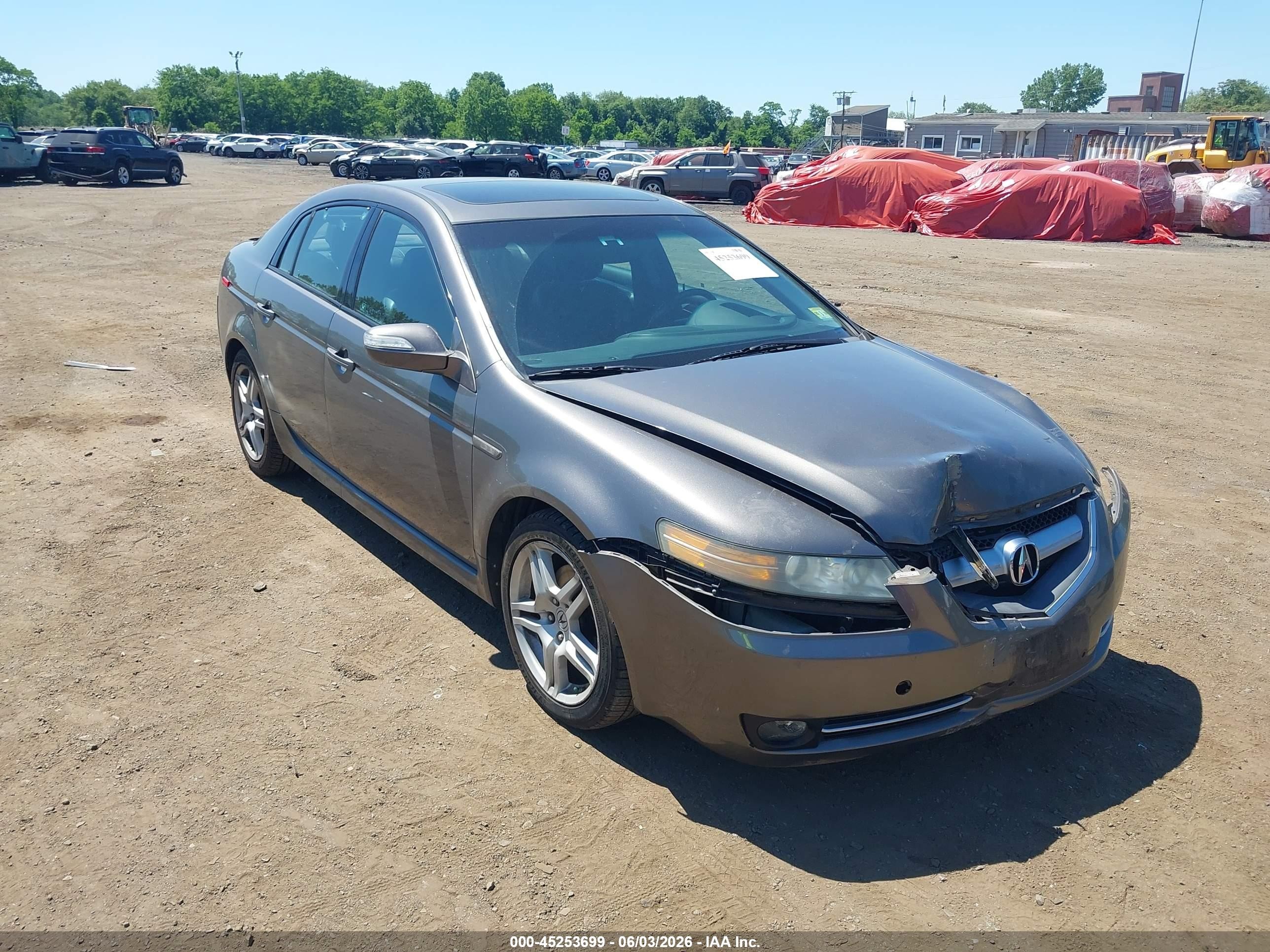 2007 Acura Tl 3.2 Серый vin: 19UUA66267A023136