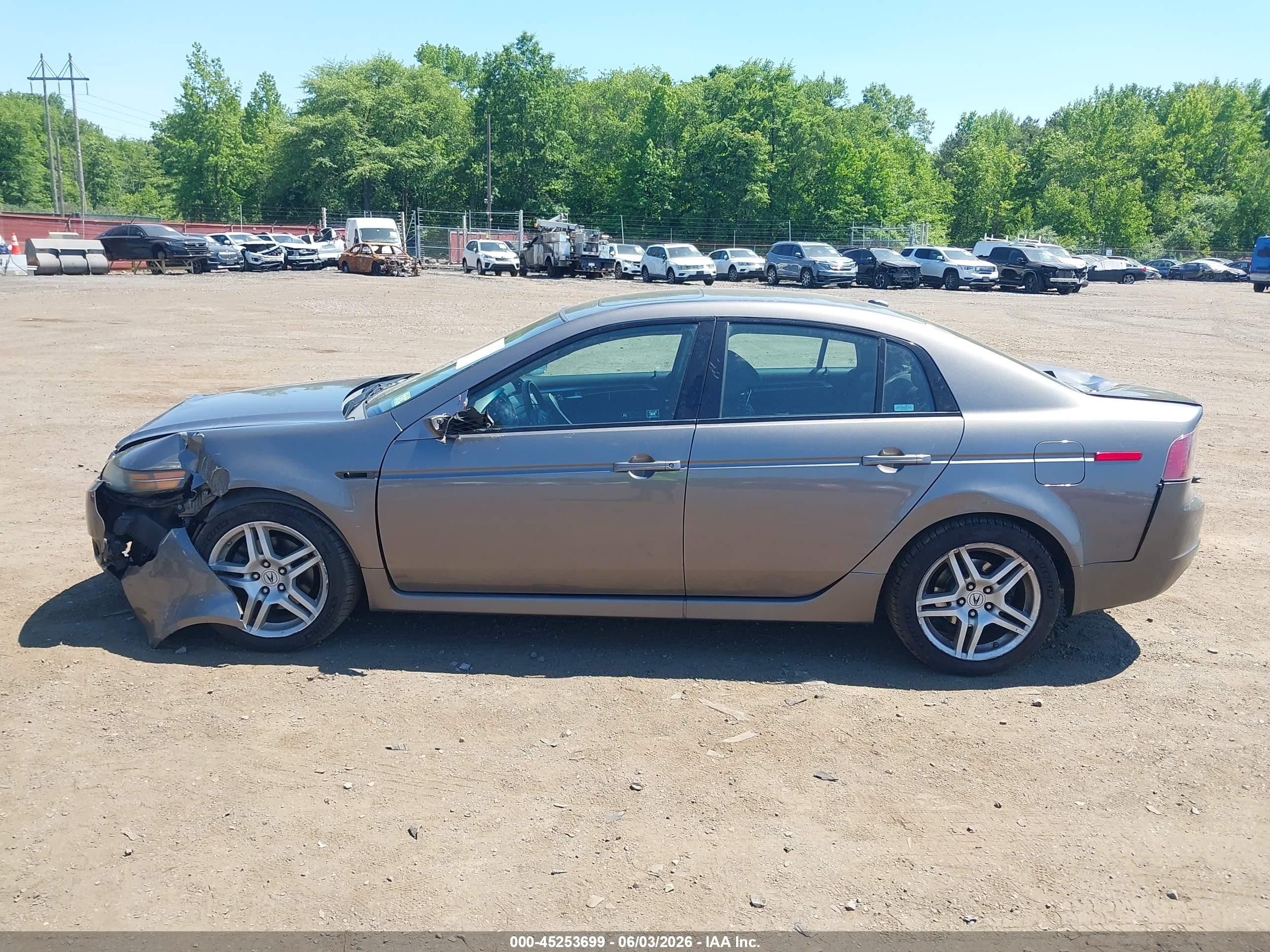 2007 Acura Tl 3.2 Серый vin: 19UUA66267A023136