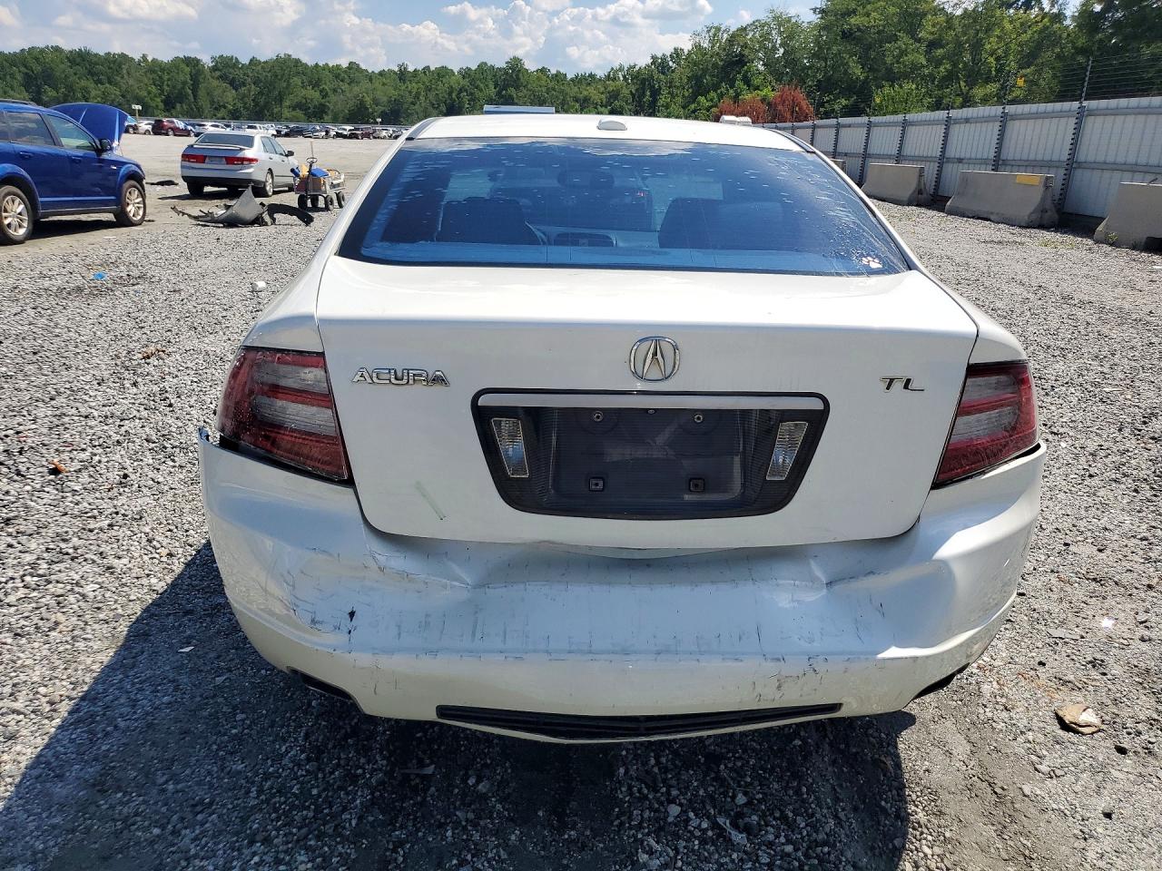 2007 Acura Tl Белый vin: 19UUA66267A028420