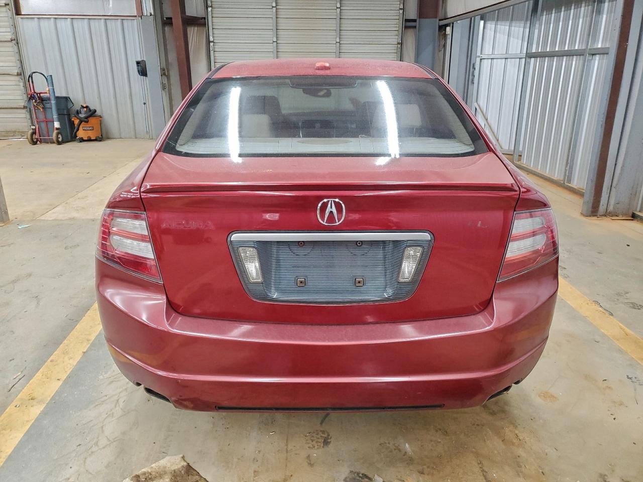 2007 Acura Tl Burgundy vin: 19UUA66267A039191