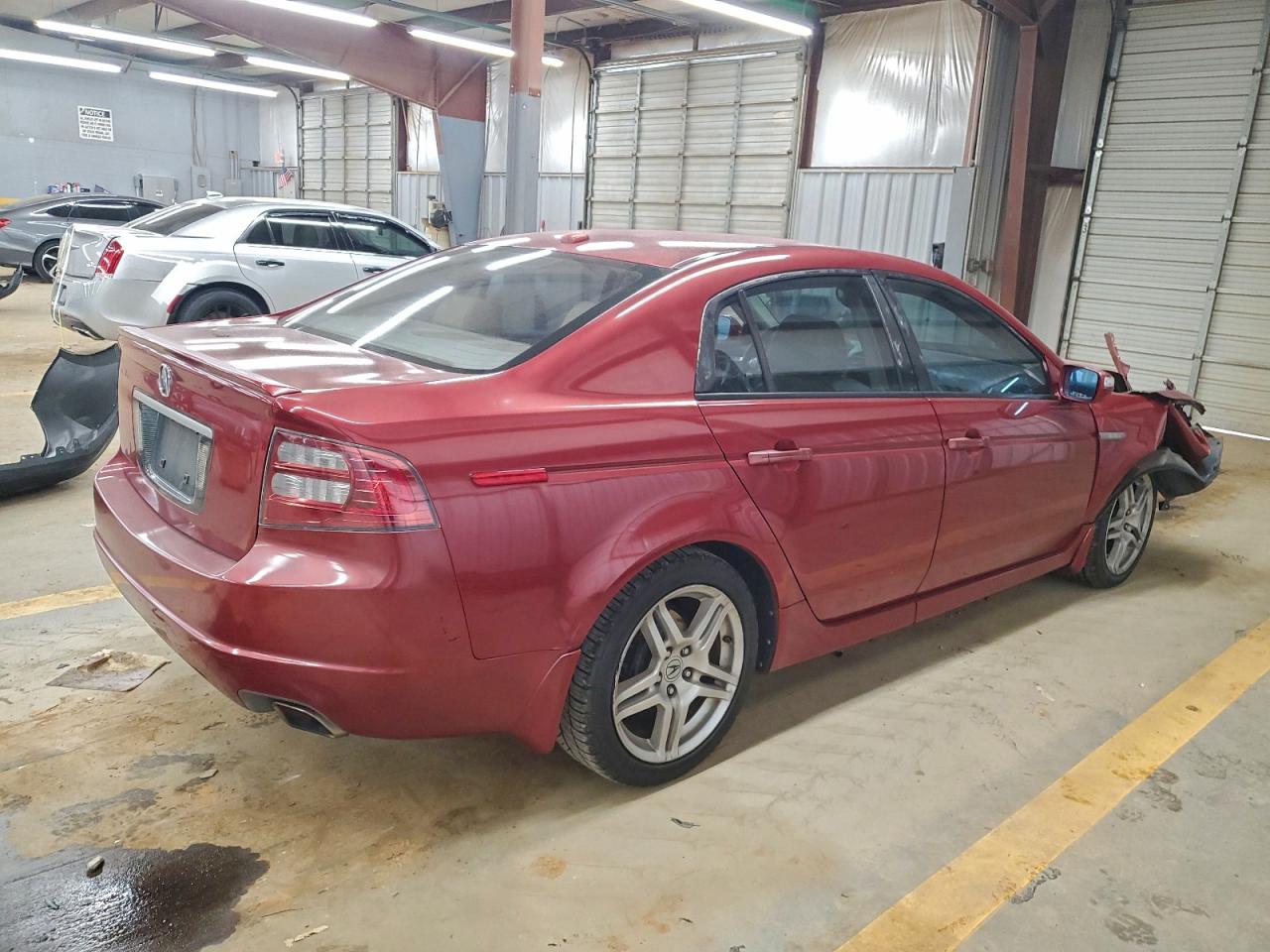 2007 Acura Tl Burgundy vin: 19UUA66267A039191
