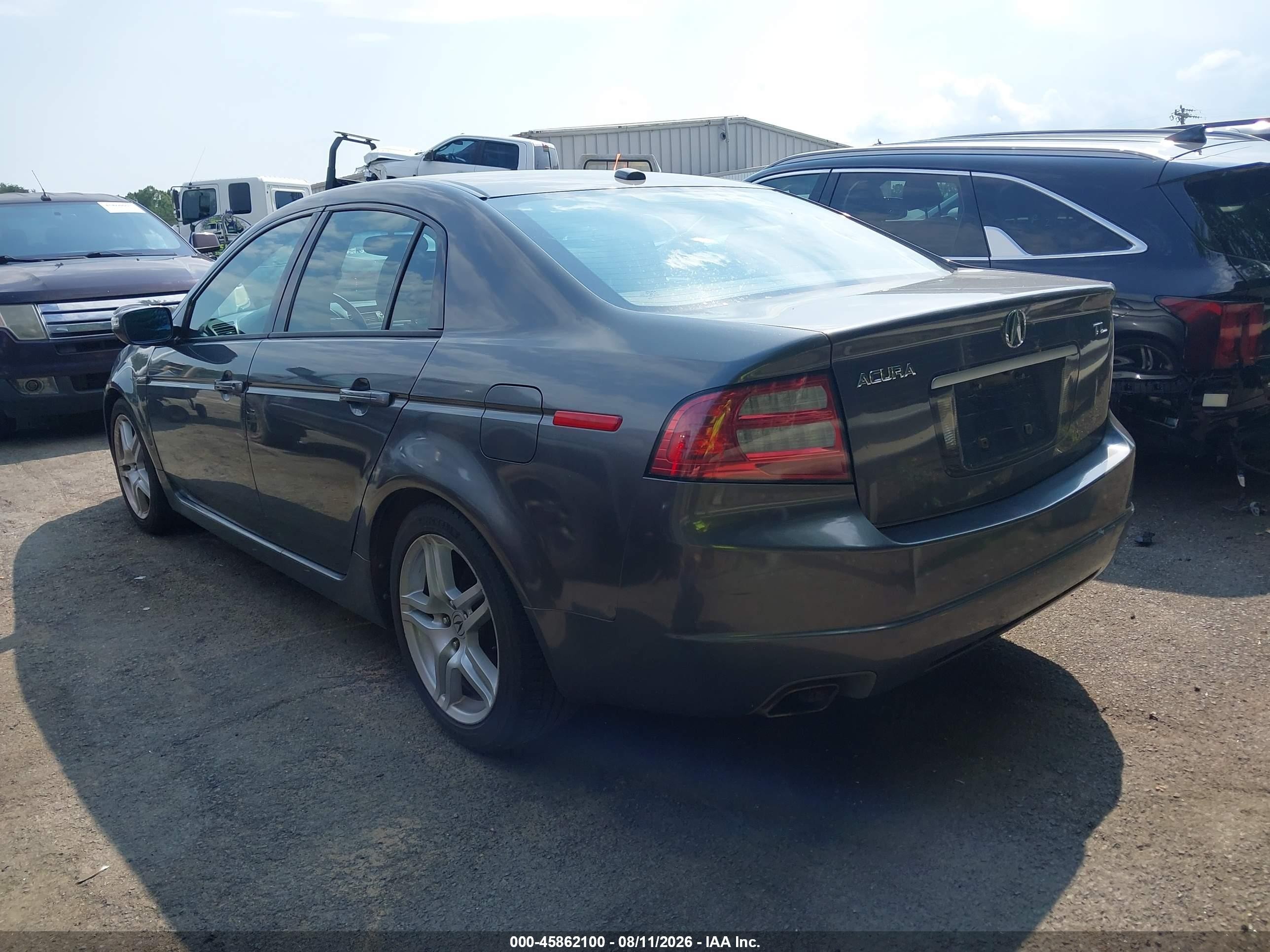 2008 Acura Tl 3.2 Gray vin: 19UUA66268A011800