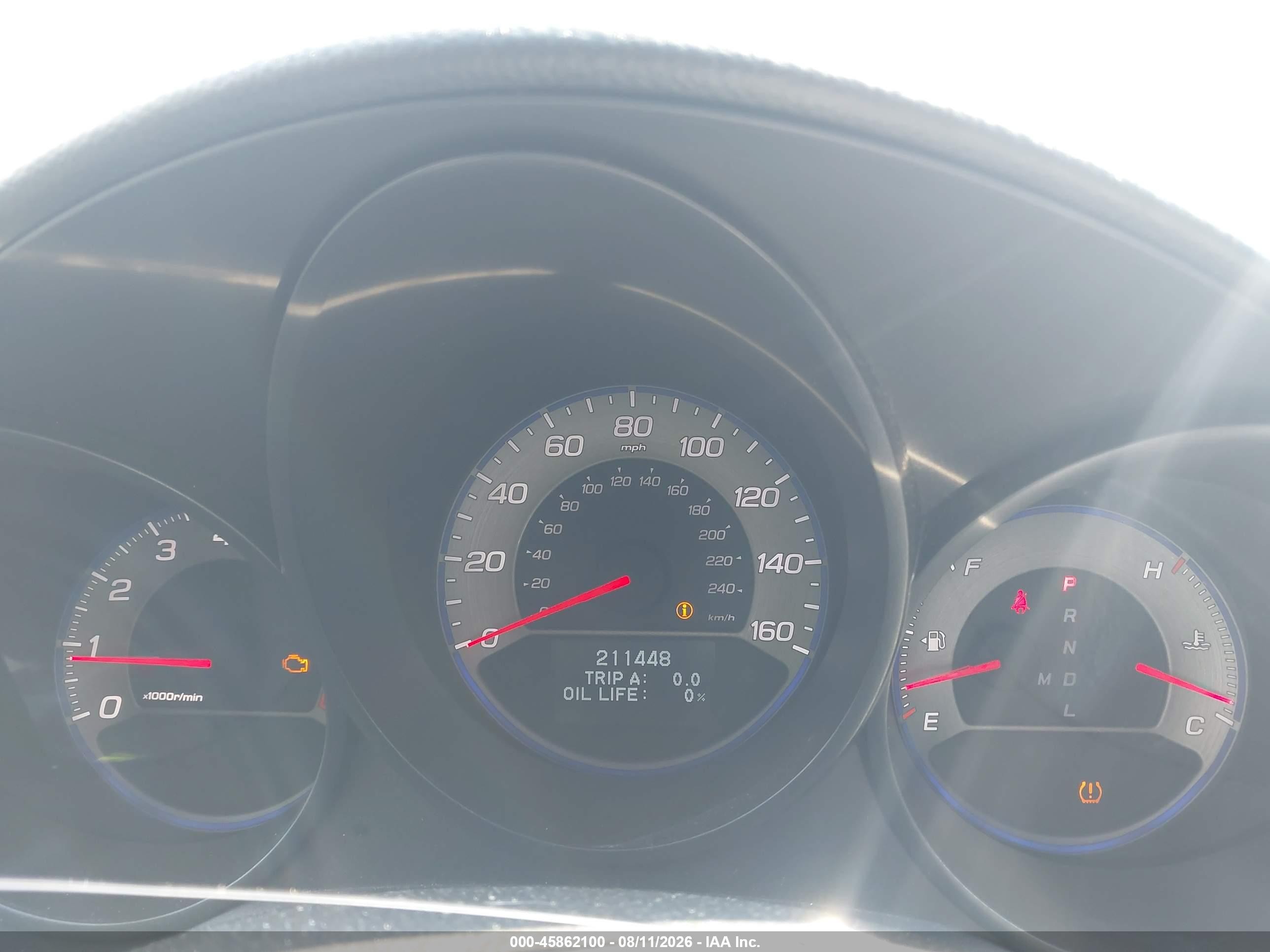 2008 Acura Tl 3.2 Gray vin: 19UUA66268A011800