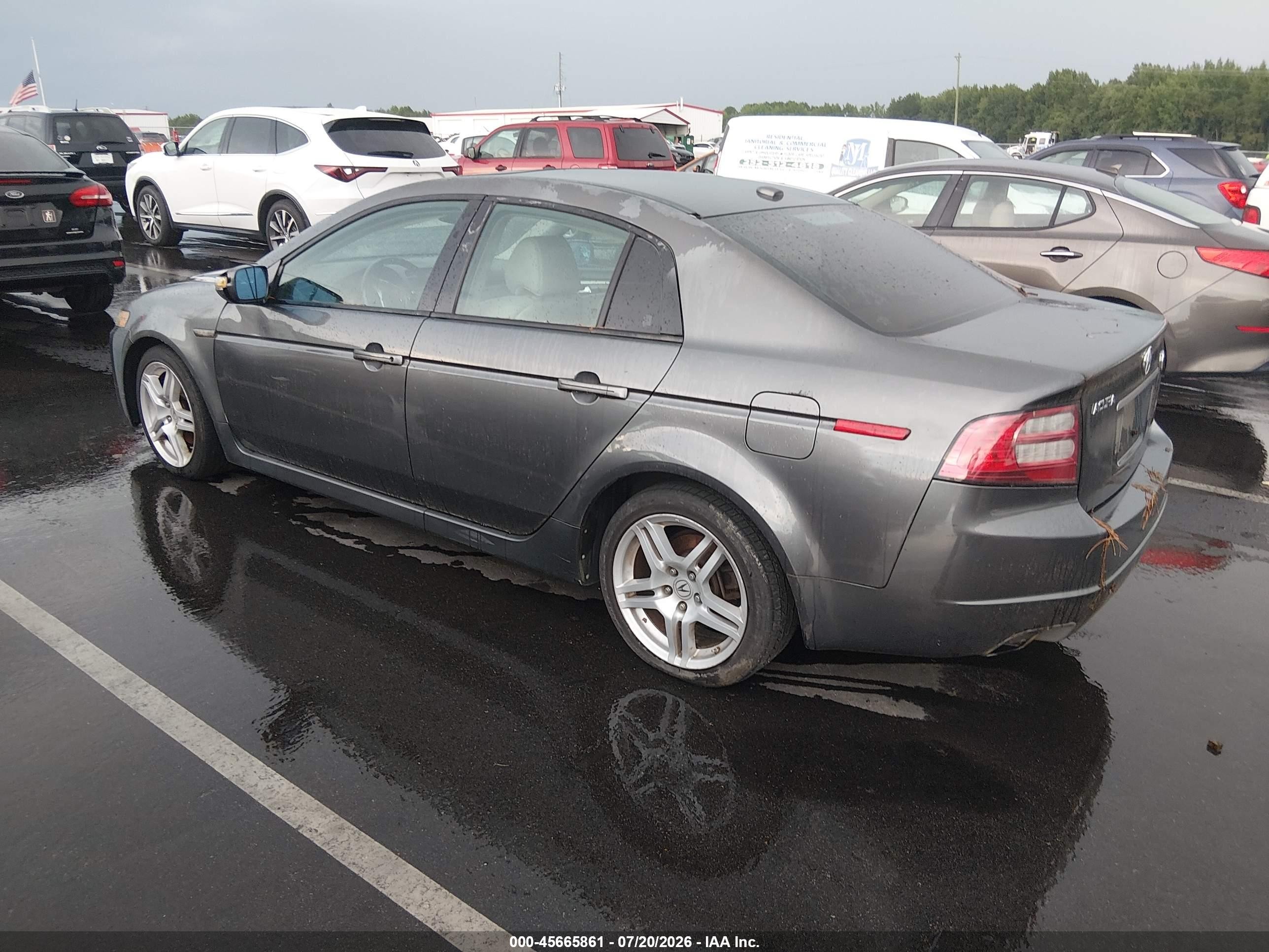 2008 Acura Tl 3.2 Gray vin: 19UUA66268A043159