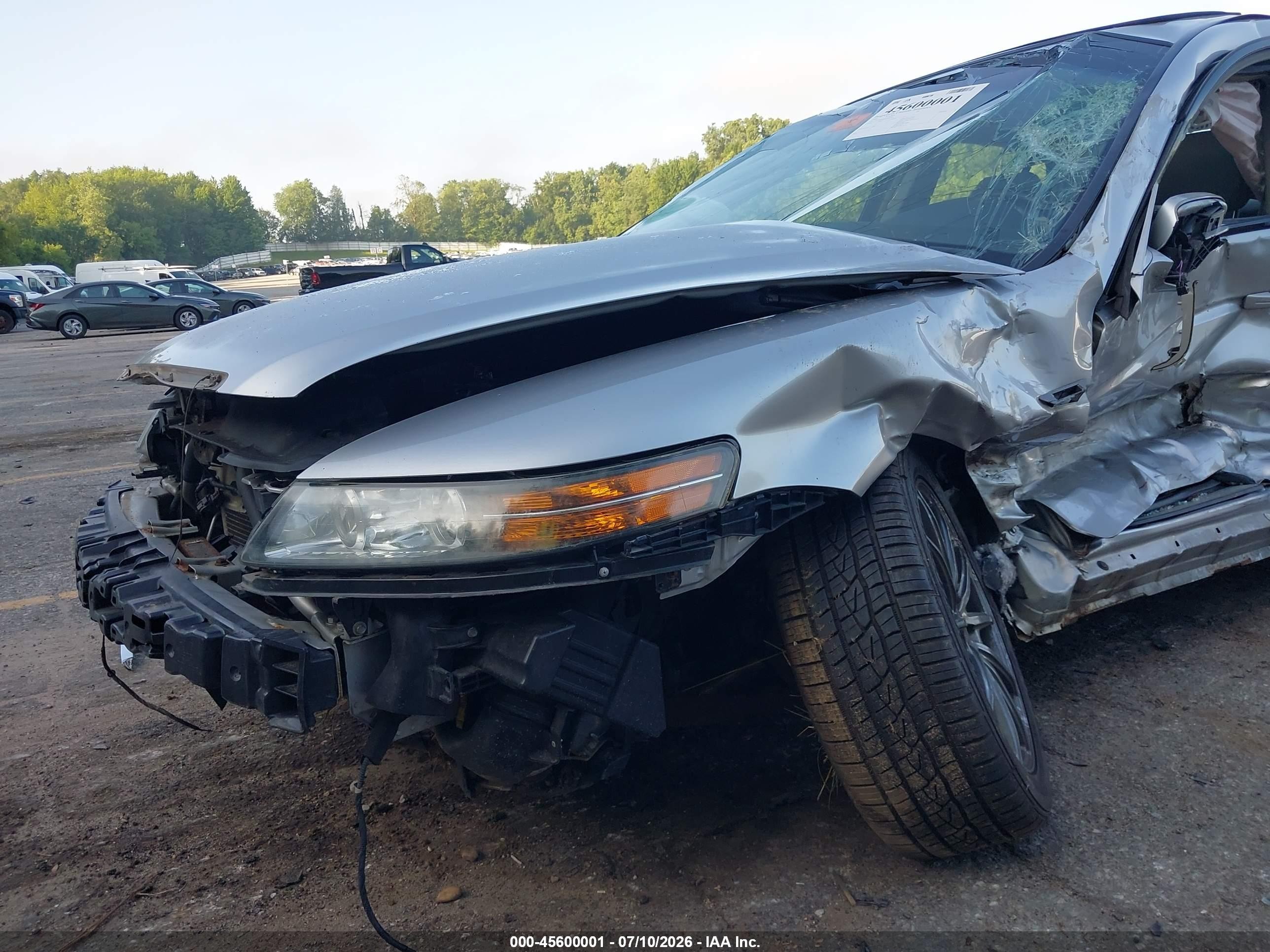 2008 Acura Tl 3.2 Silver vin: 19UUA66268A048264