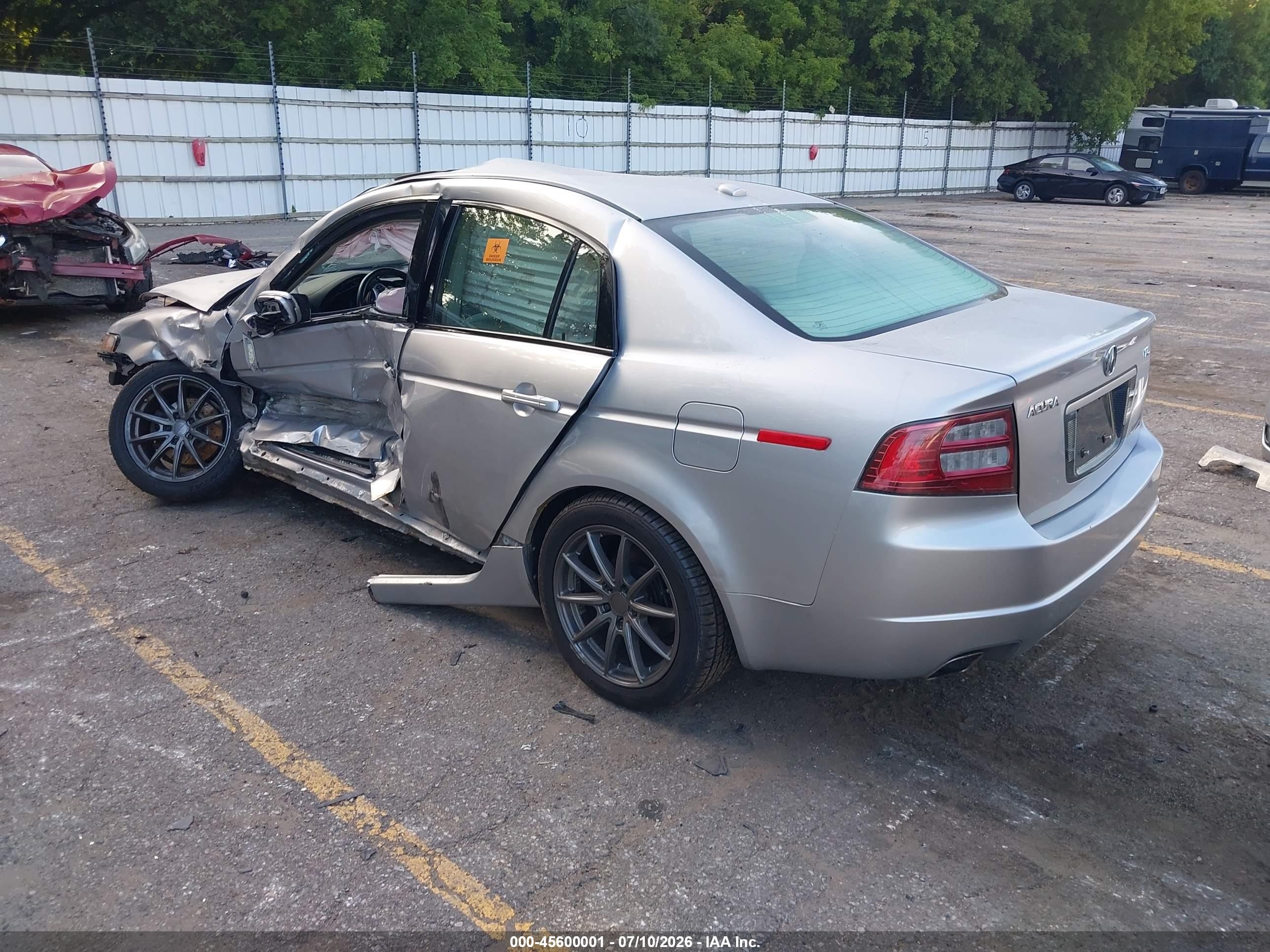 2008 Acura Tl 3.2 Silver vin: 19UUA66268A048264