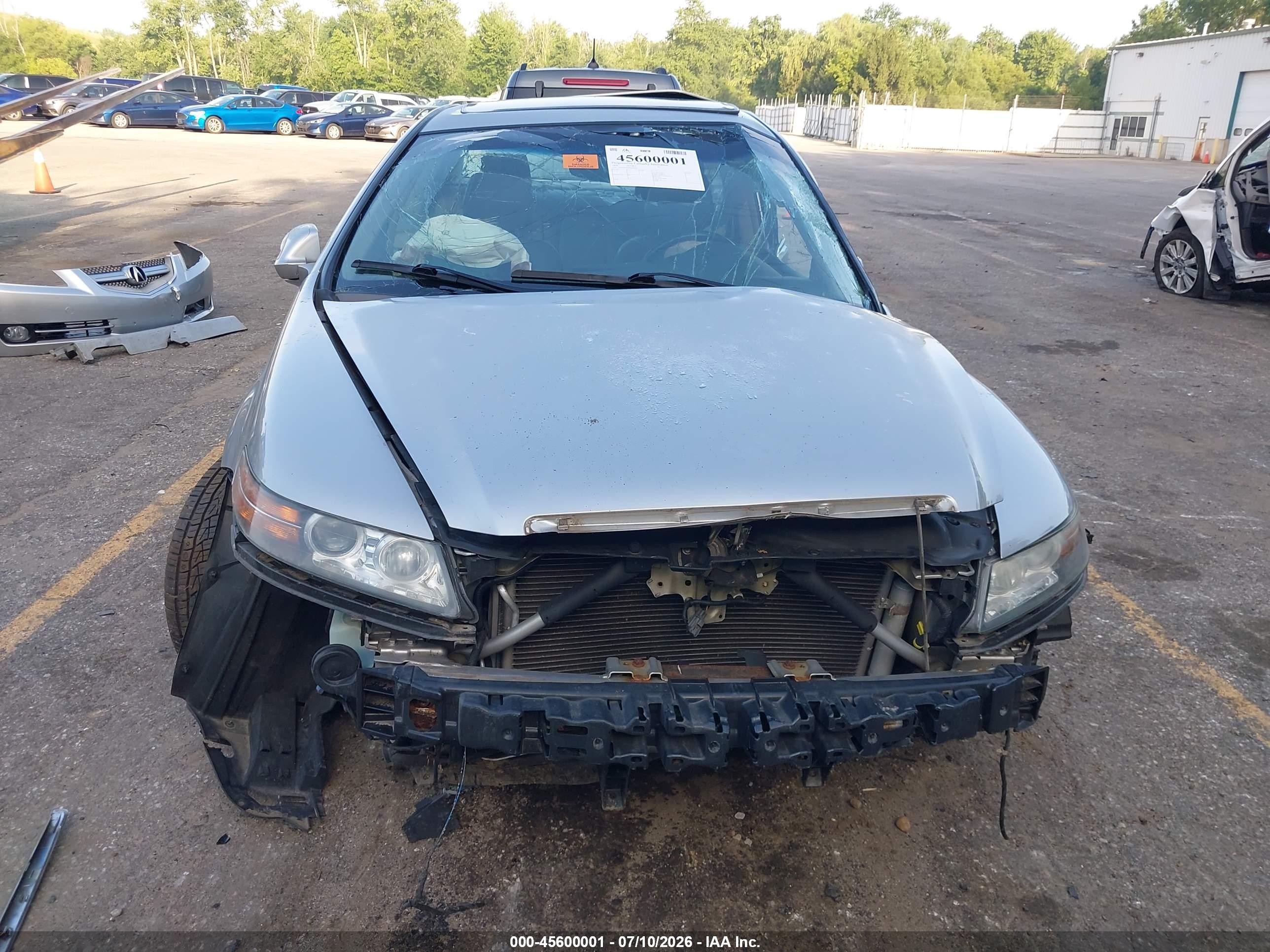 2008 Acura Tl 3.2 Silver vin: 19UUA66268A048264