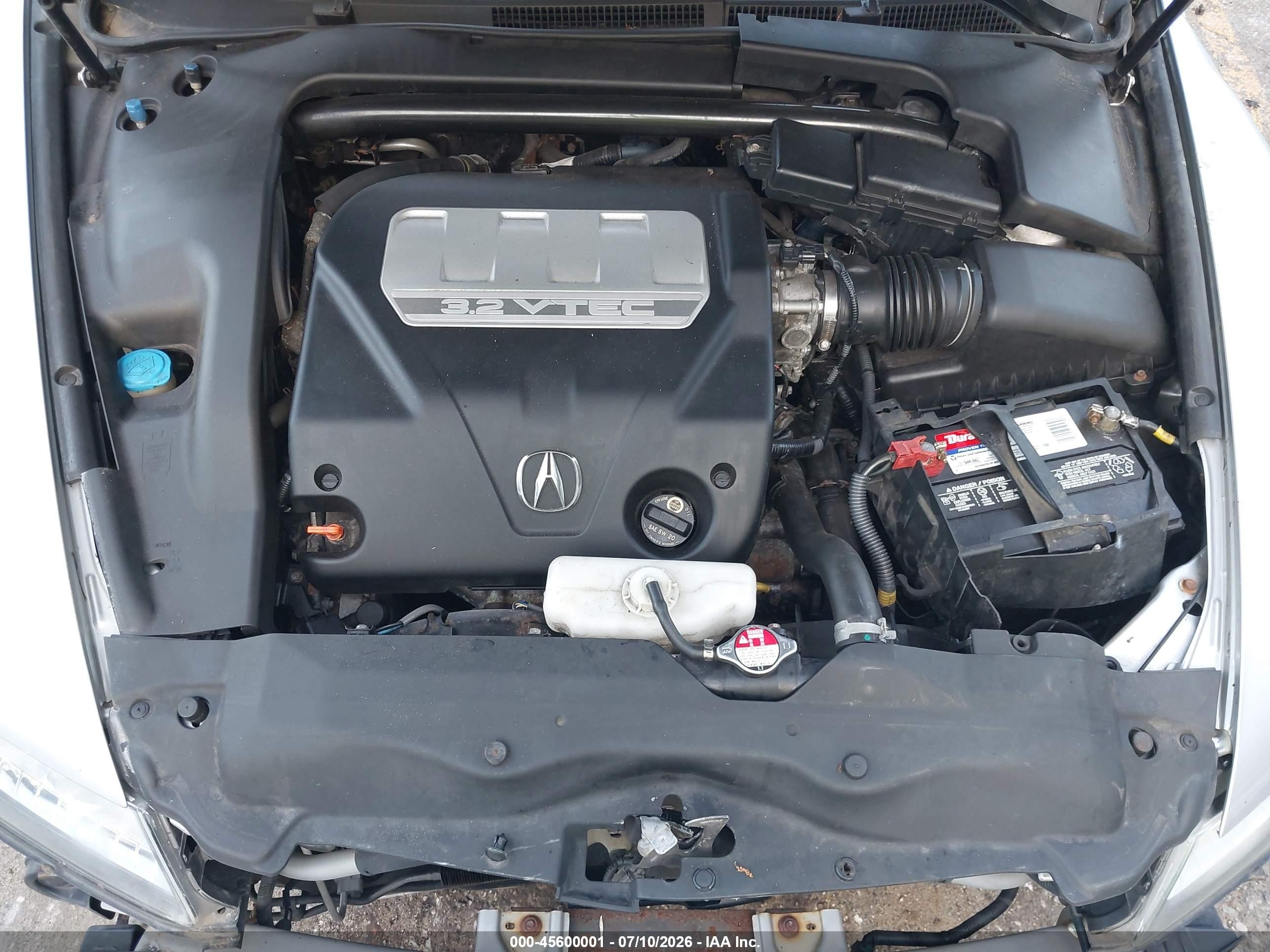 2008 Acura Tl 3.2 Silver vin: 19UUA66268A048264