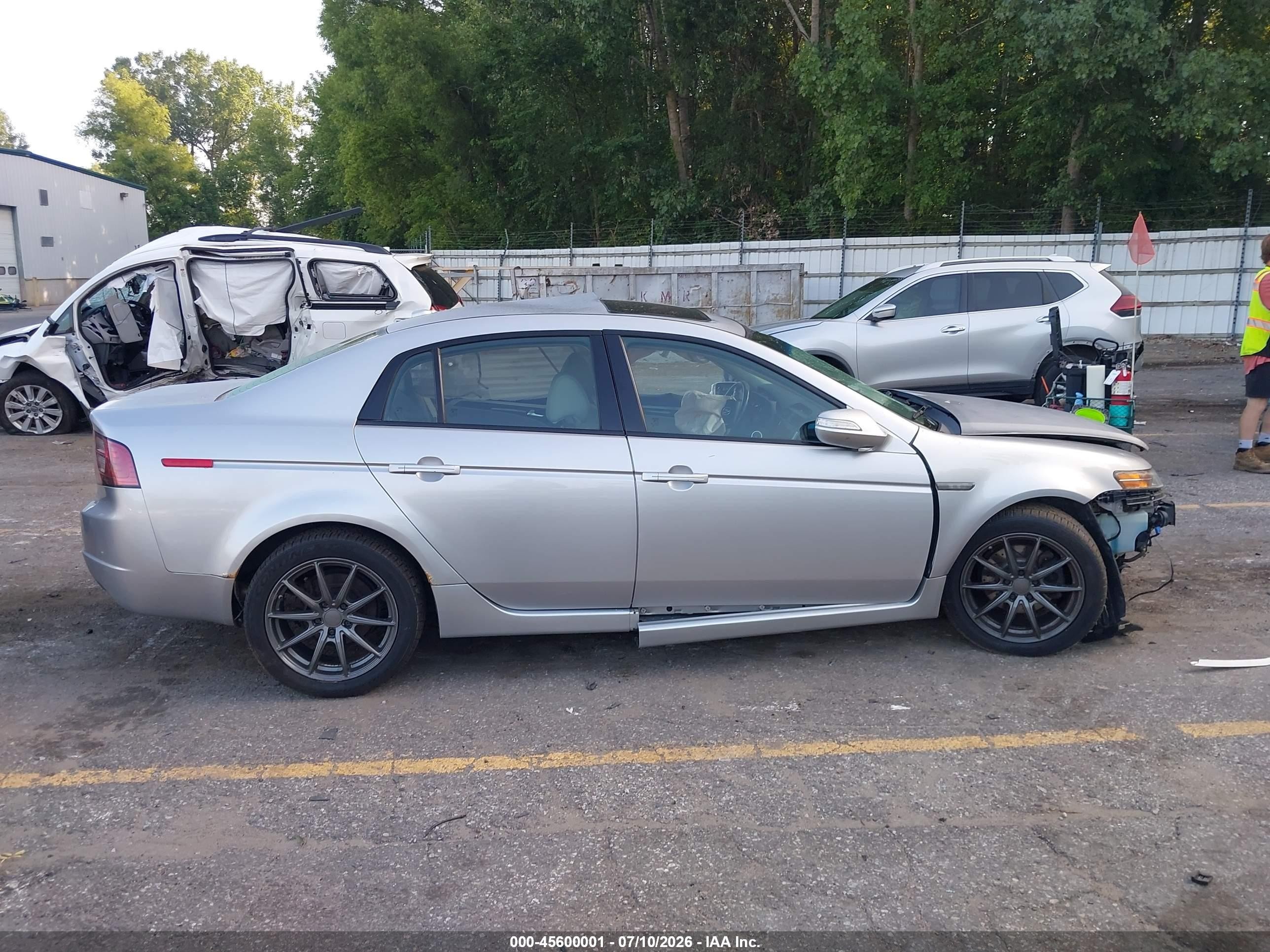 2008 Acura Tl 3.2 Silver vin: 19UUA66268A048264