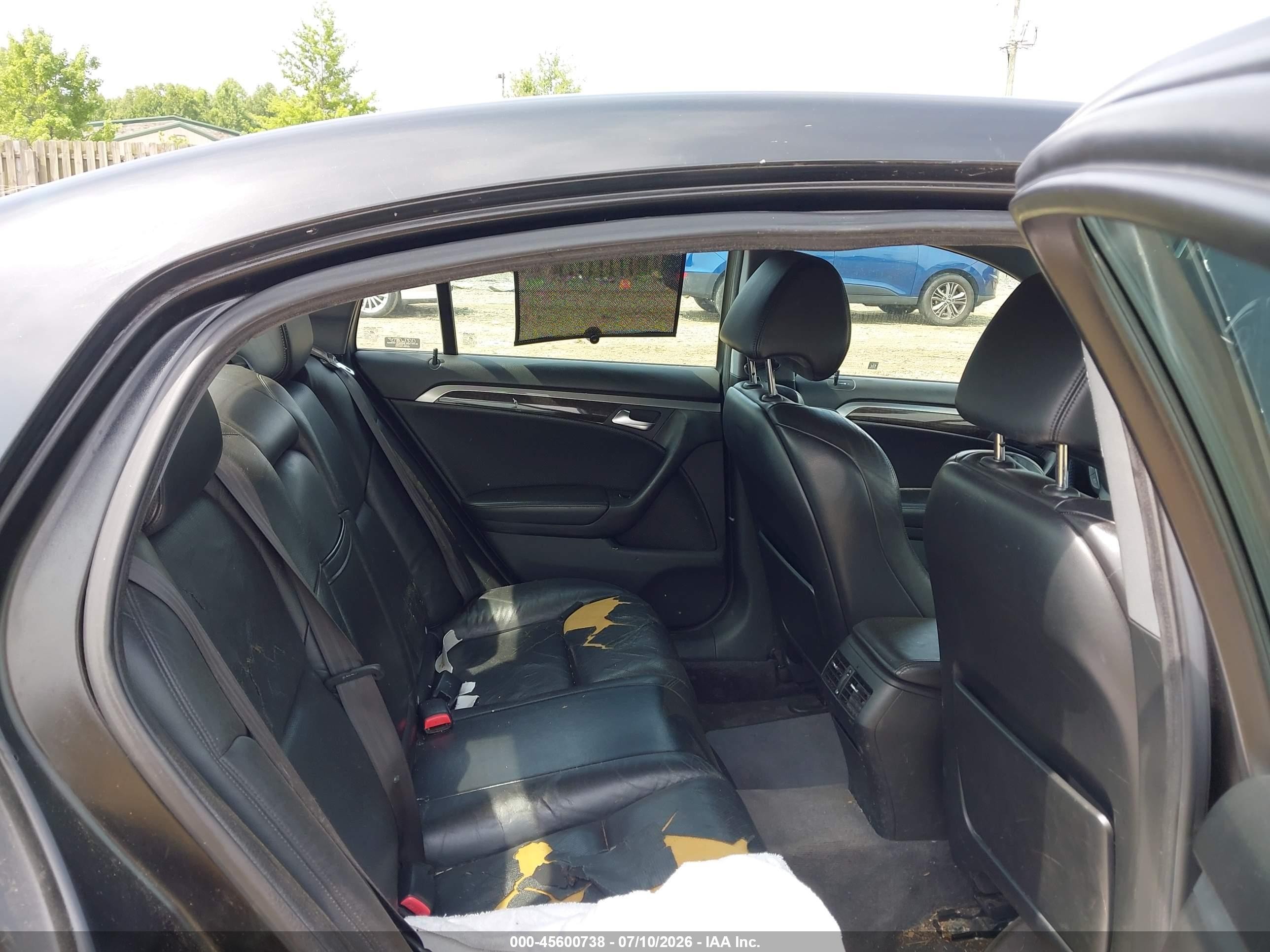 2008 Acura Tl 3.2 Black vin: 19UUA66268A051925