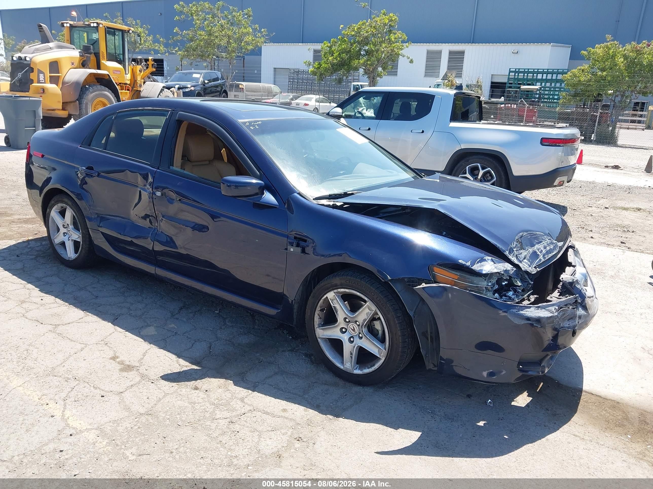 2004 Acura Tl Dark Blue vin: 19UUA66274A010195