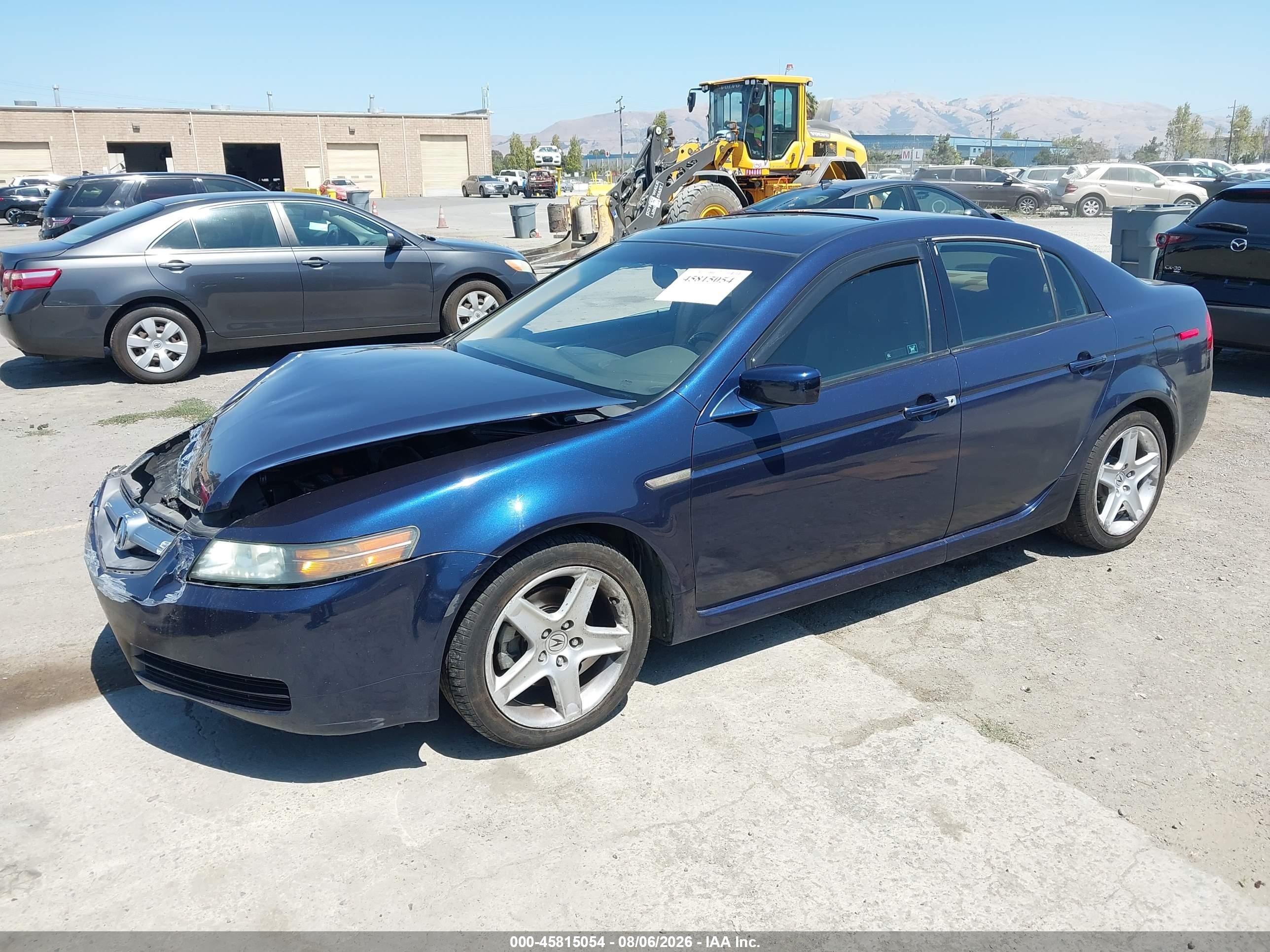 2004 Acura Tl Dark Blue vin: 19UUA66274A010195