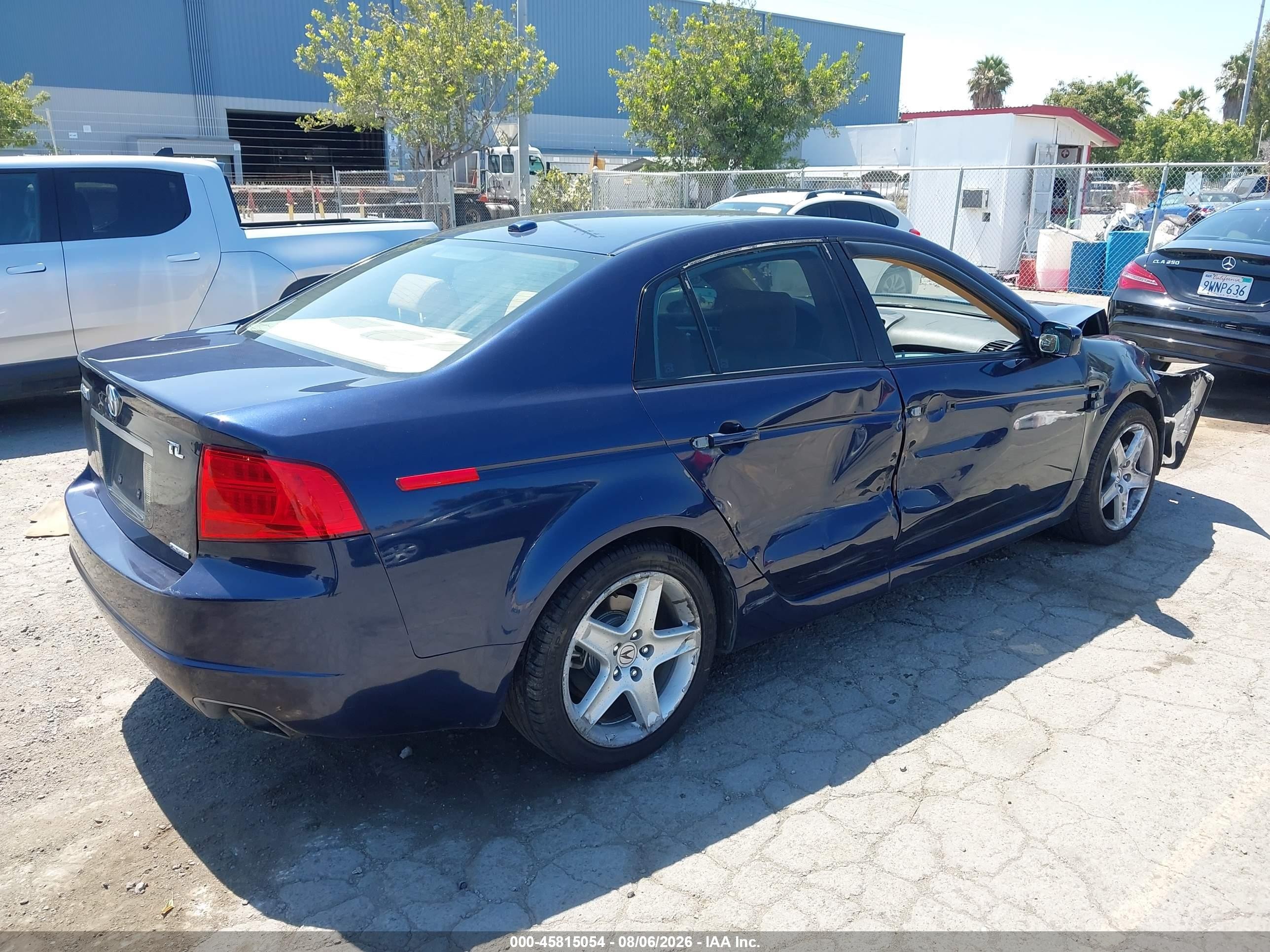 2004 Acura Tl Dark Blue vin: 19UUA66274A010195