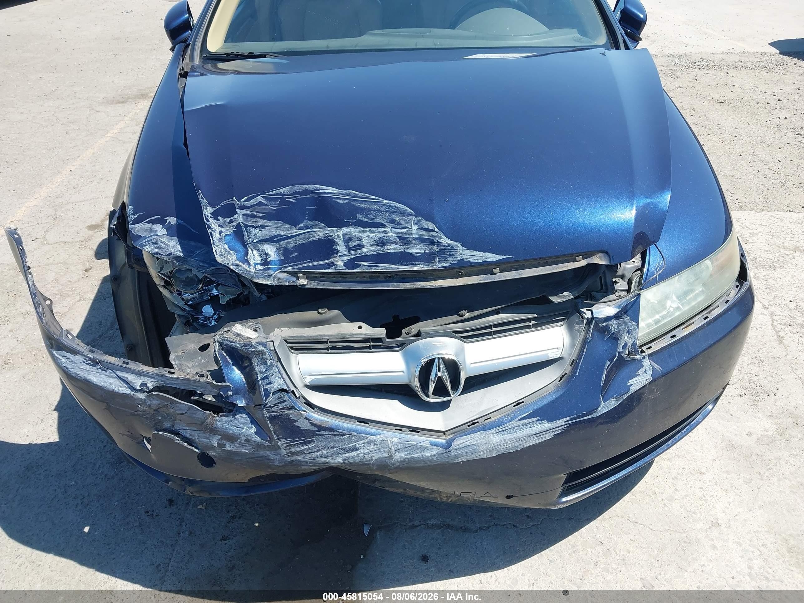 2004 Acura Tl Dark Blue vin: 19UUA66274A010195