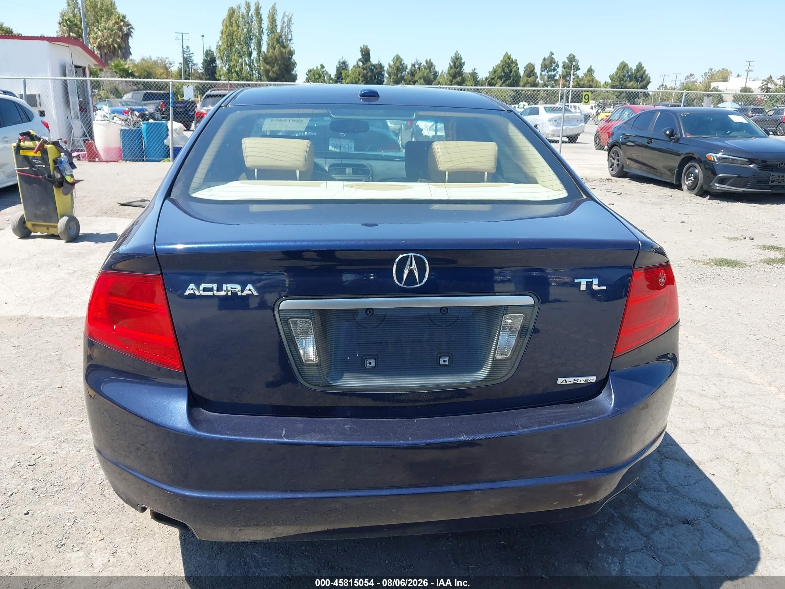 2004 Acura Tl Dark Blue vin: 19UUA66274A010195